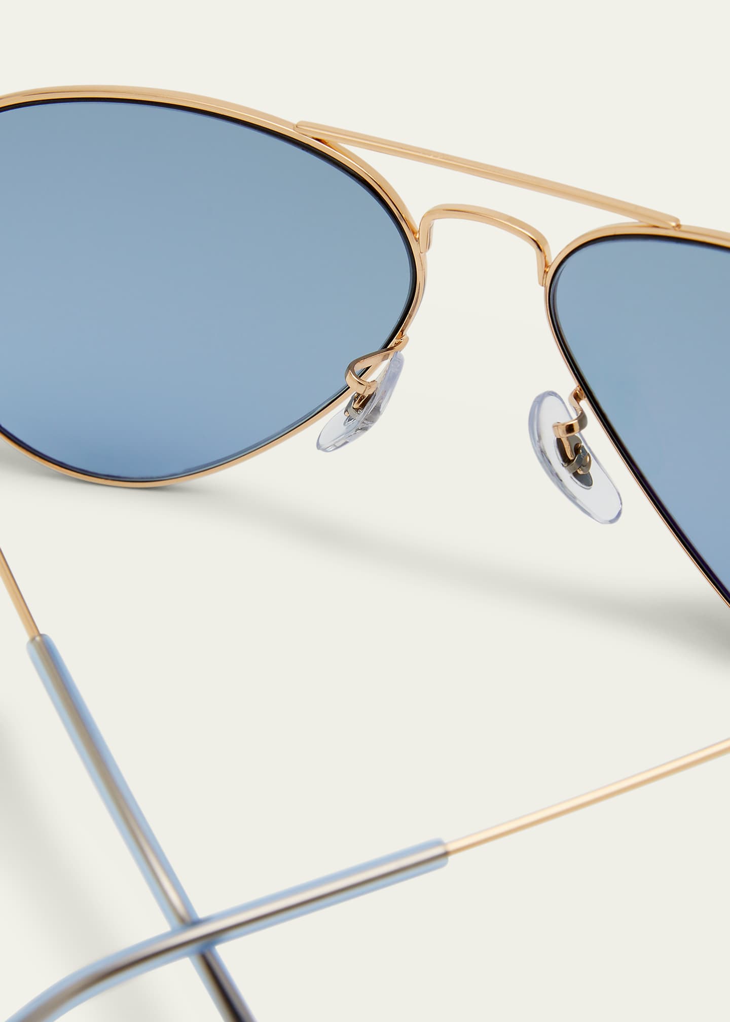 Ray-Ban Teardrop Aviator Sunglasses, Gold