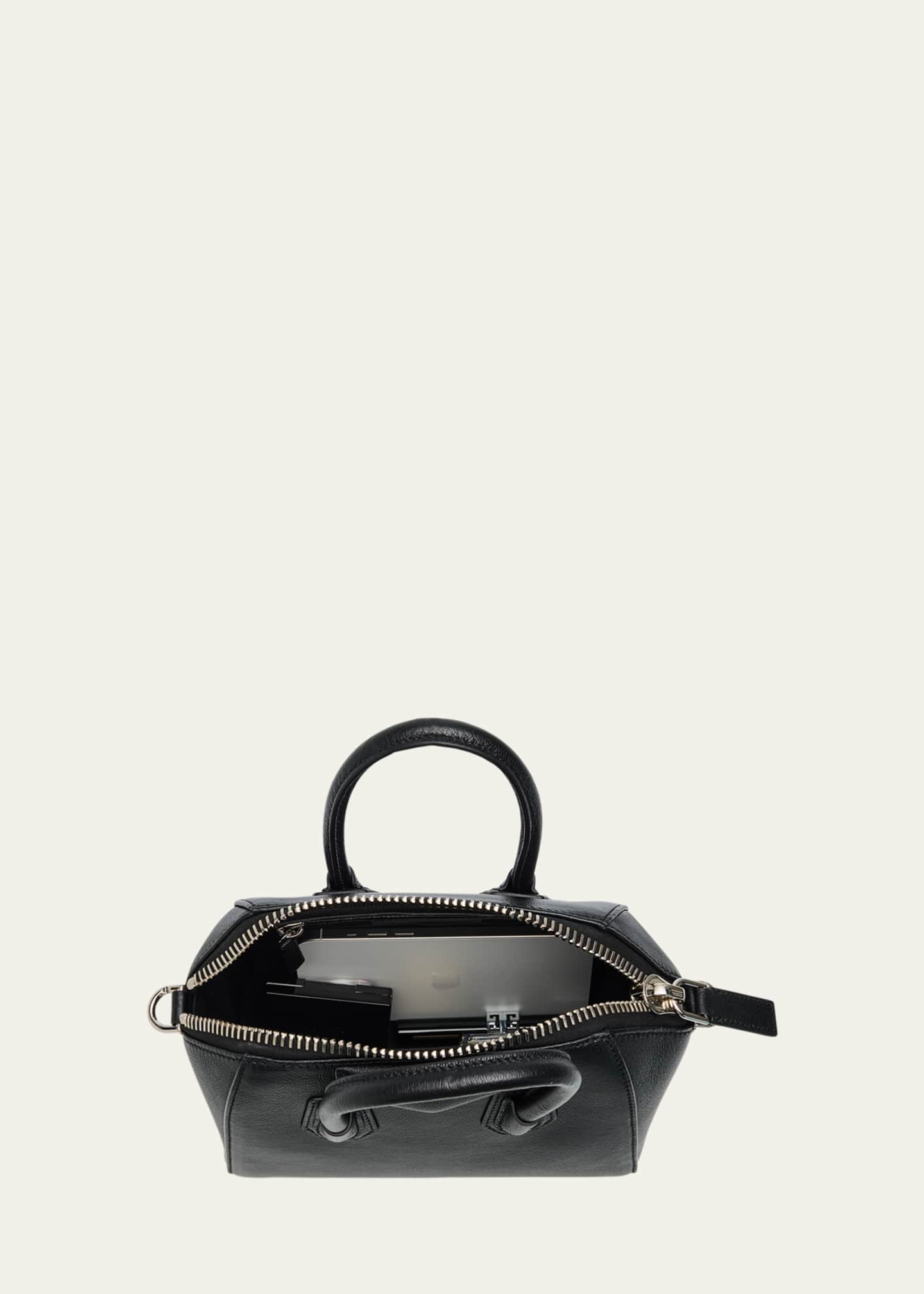 Givenchy Antigona Mini Top Handle Bag in Grained Leather