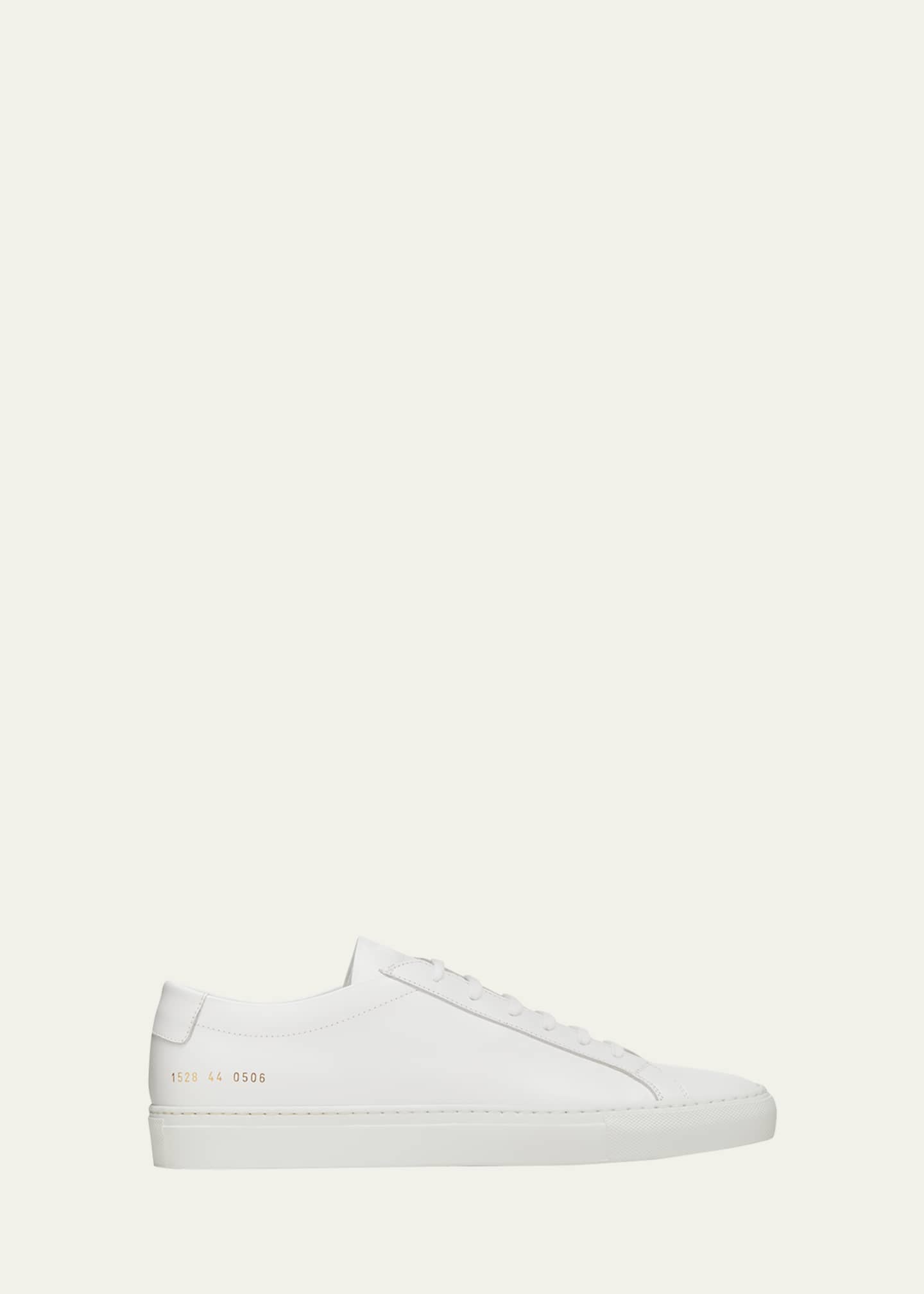 Vis stedet Tøm skraldespanden kedelig Common Projects Men's Achilles Leather Low-Top Sneakers, White - Bergdorf  Goodman