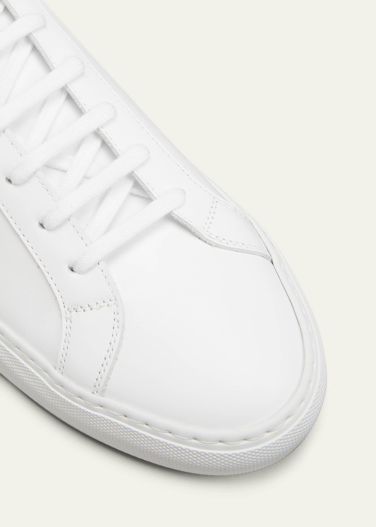Common Projects Men's Achilles Leather Low-Top Sneakers, White ...