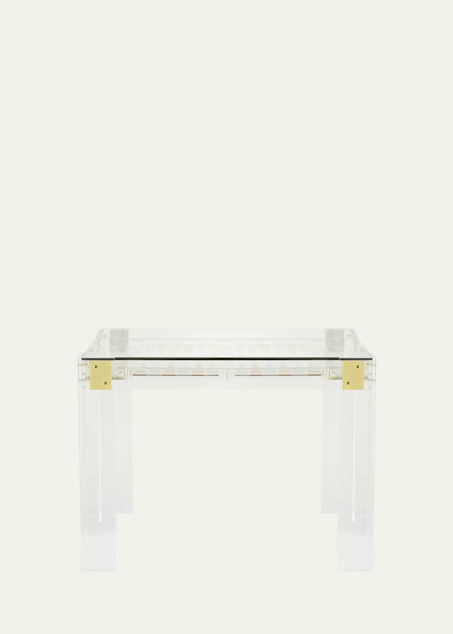 Interlude Home Miranda Acrylic Backgammon Table Bergdorf Goodman