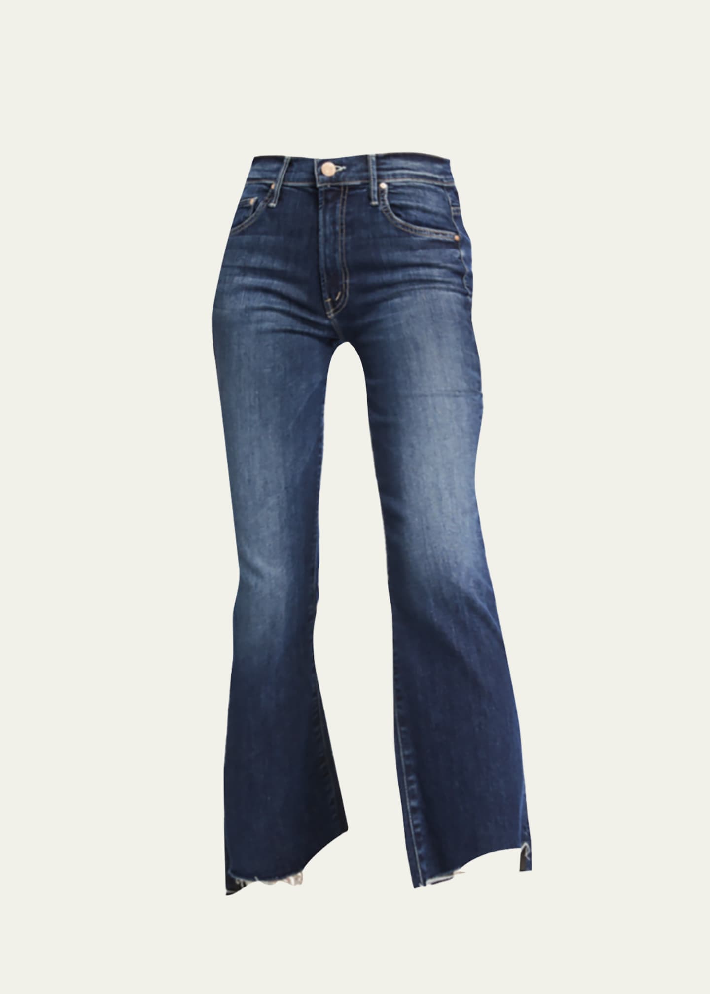 Cropped jeans frayed bottom new arrivals