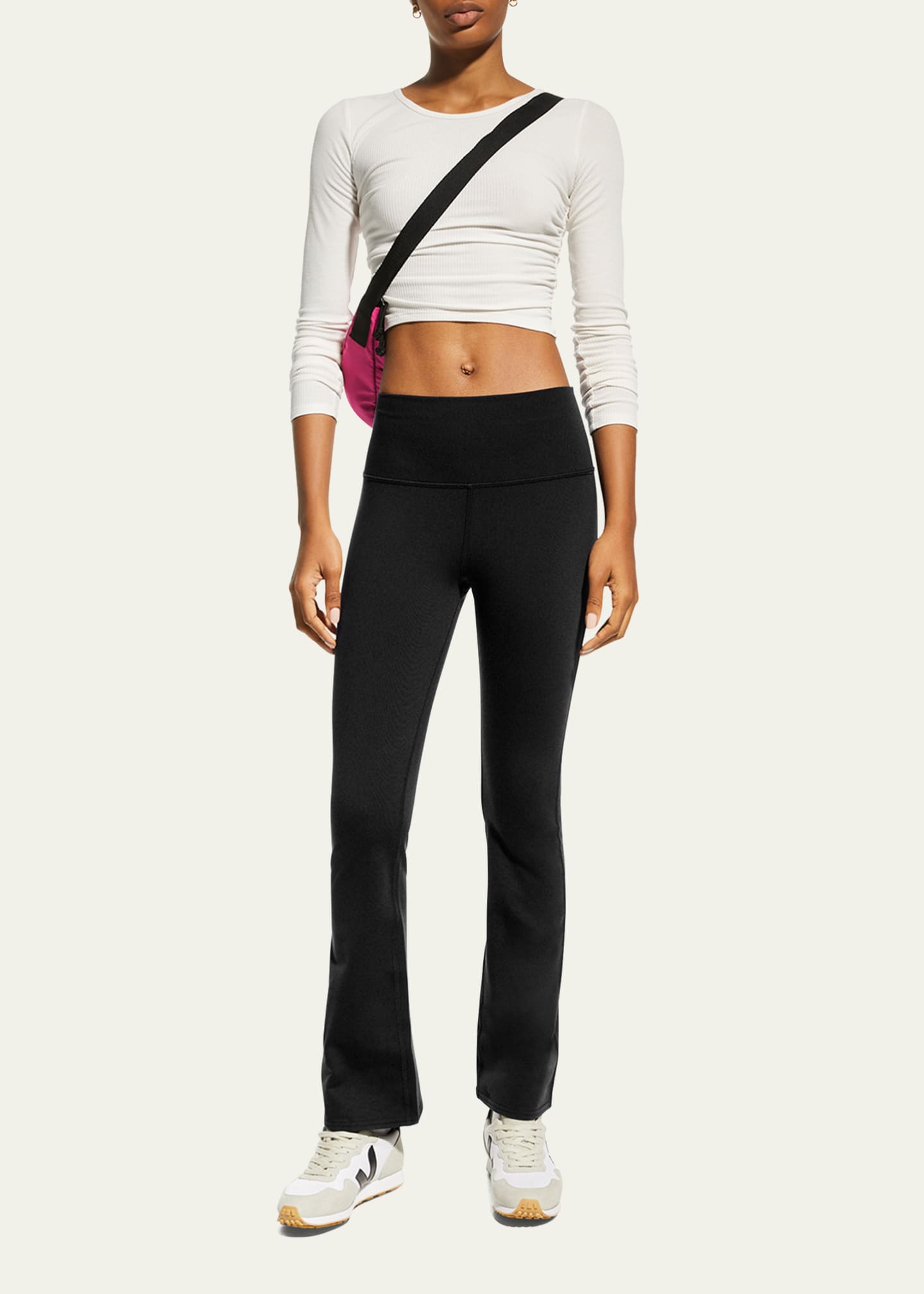 Alo Yoga Airbrush High-Waisted 7/8 Flutter Leggings - Bergdorf Goodman