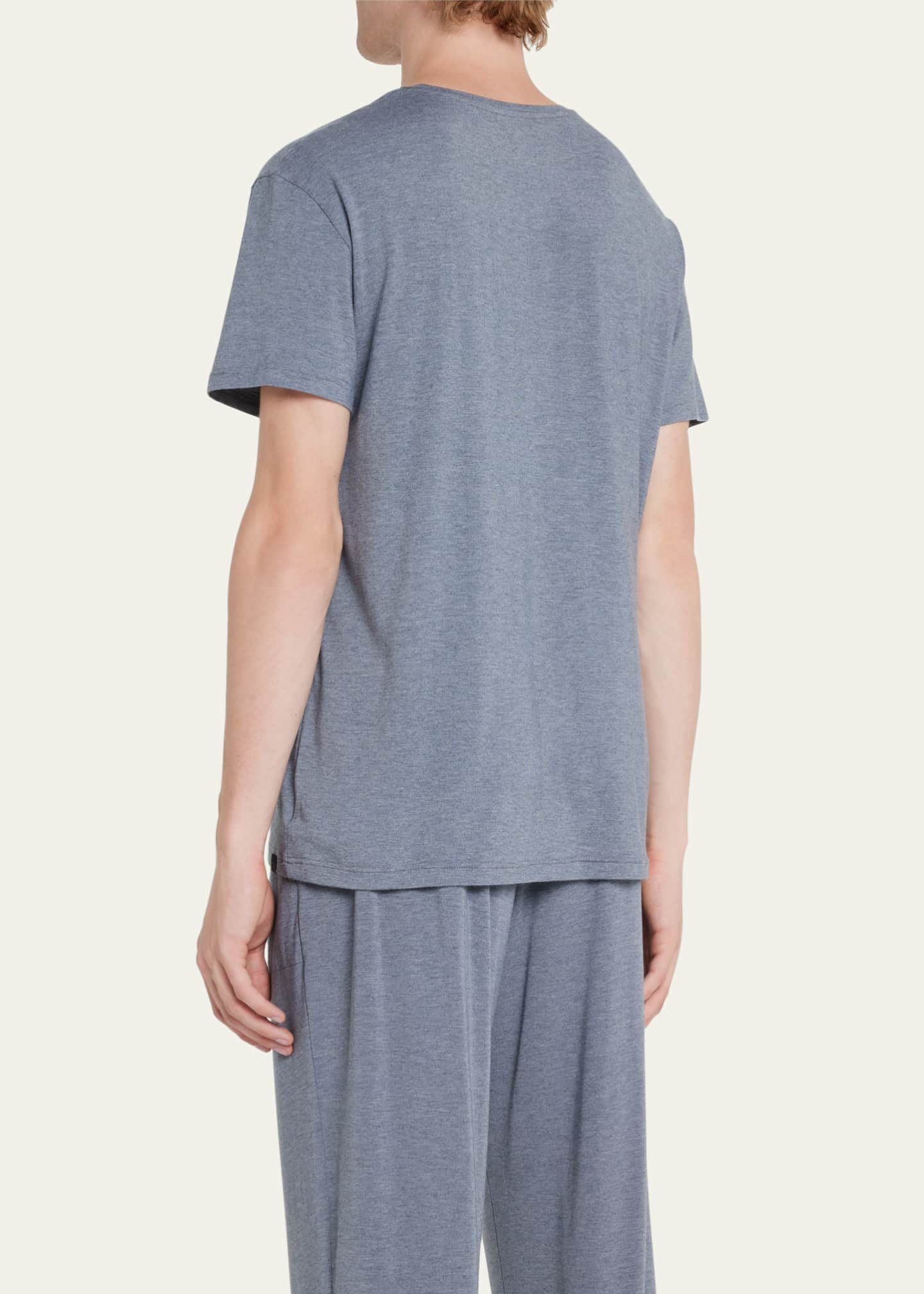 Derek Rose Marlowe Jersey T-Shirt, Gray Image 3 of 5
