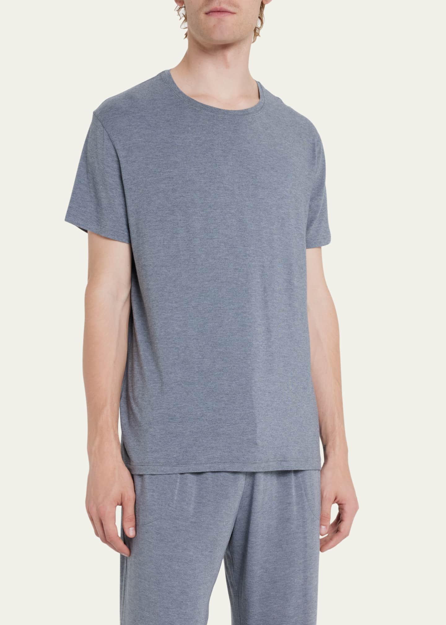 Derek Rose Marlowe Jersey T-Shirt, Gray Image 4 of 5
