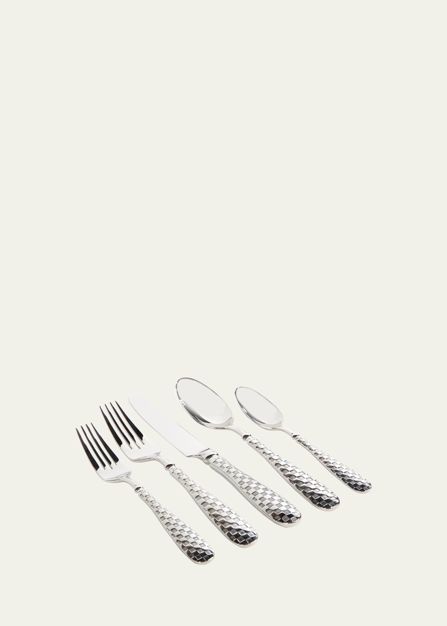 MacKenzie-Childs 5-Piece Check Flatware Place Setting Image 4 of 4