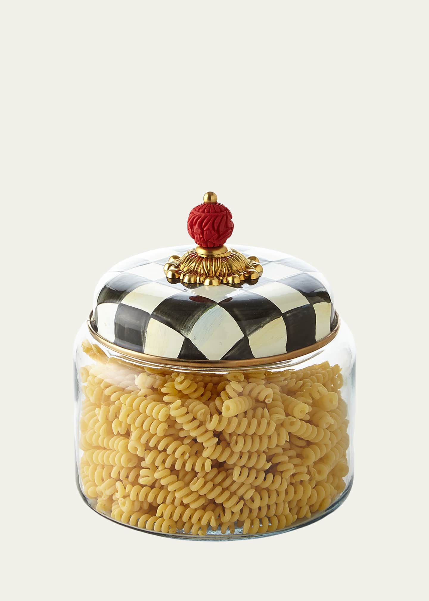 MacKenzie-Childs Small Courtly Check Canister