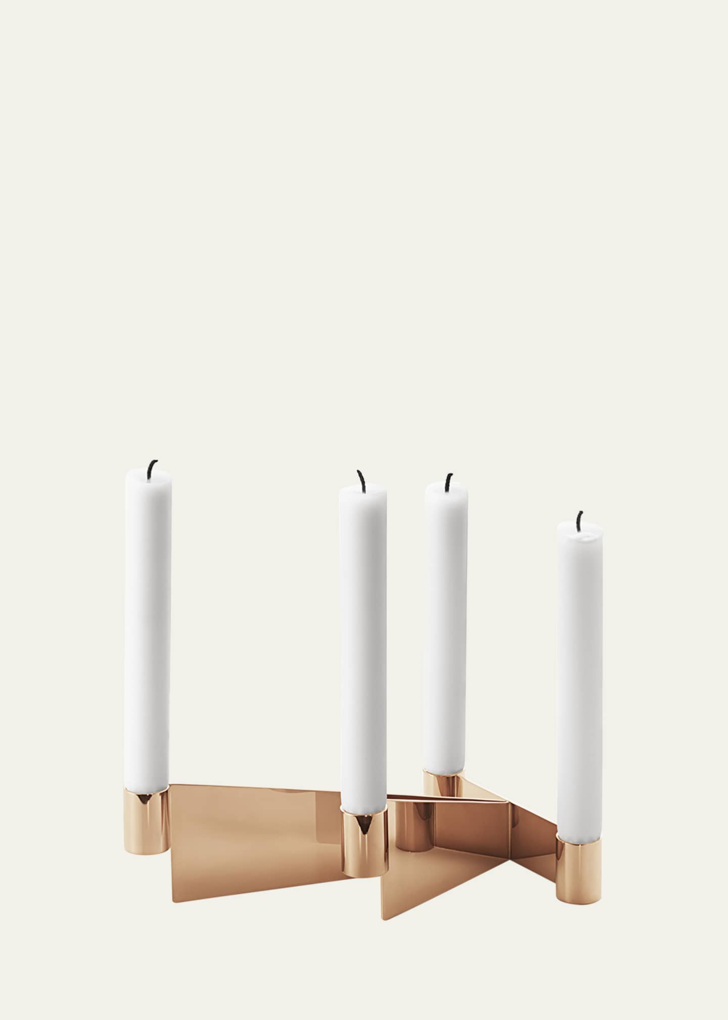 Georg Jensen Urkiola Brass-Colored Candleholder