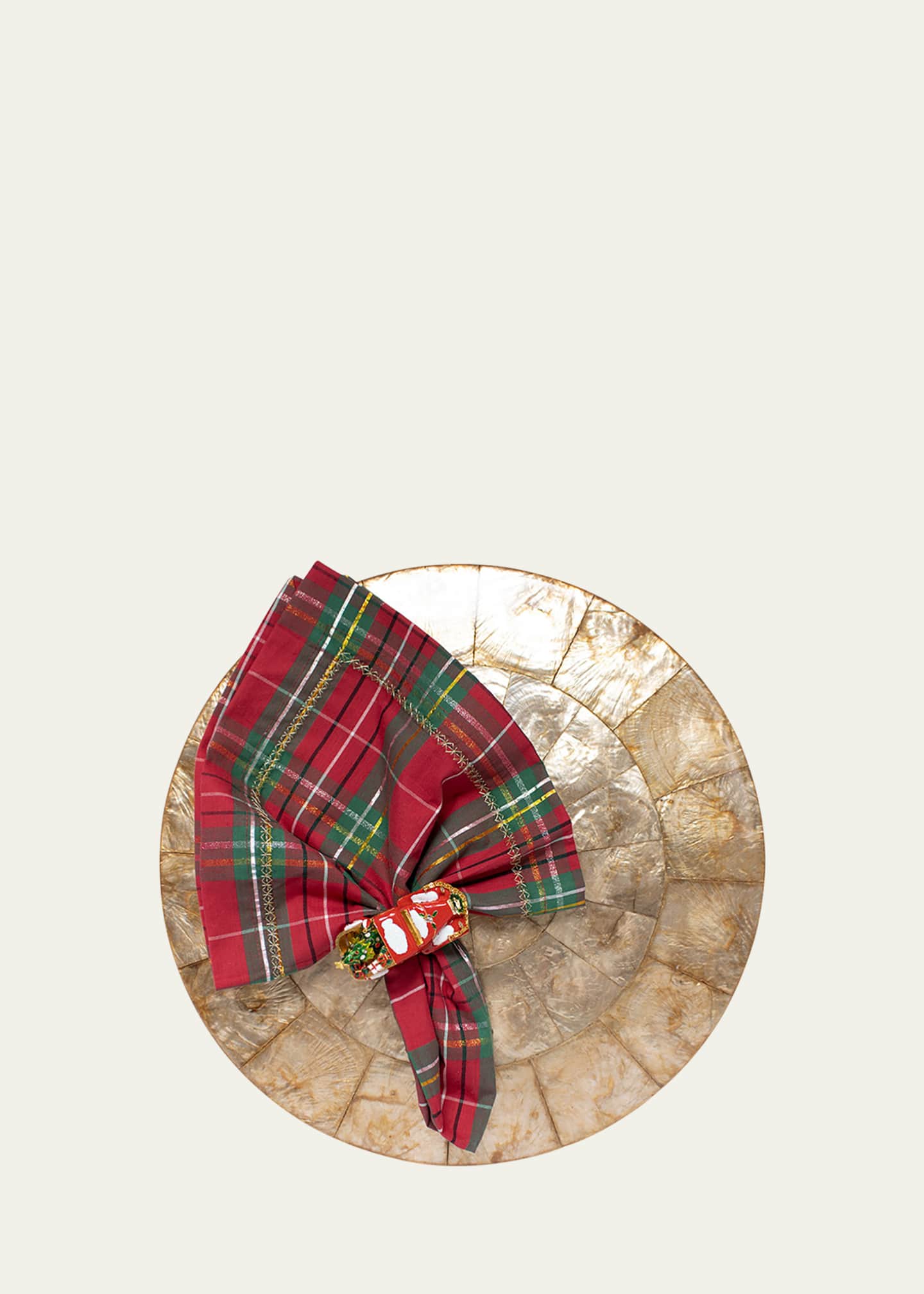 Kim Seybert Champagne Capiz Placemat Image 4 of 4