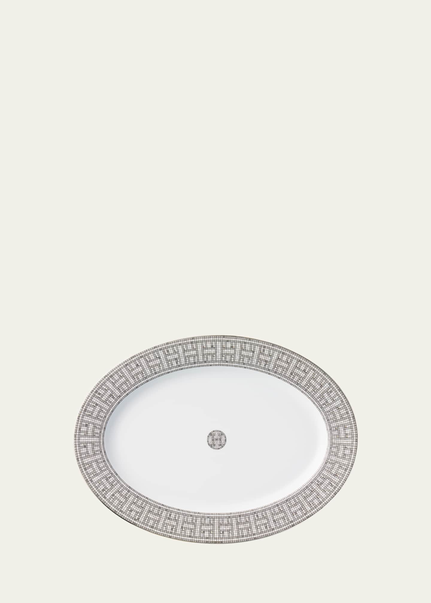 Hermes Mosaique Au 24 Small Oval Platter
