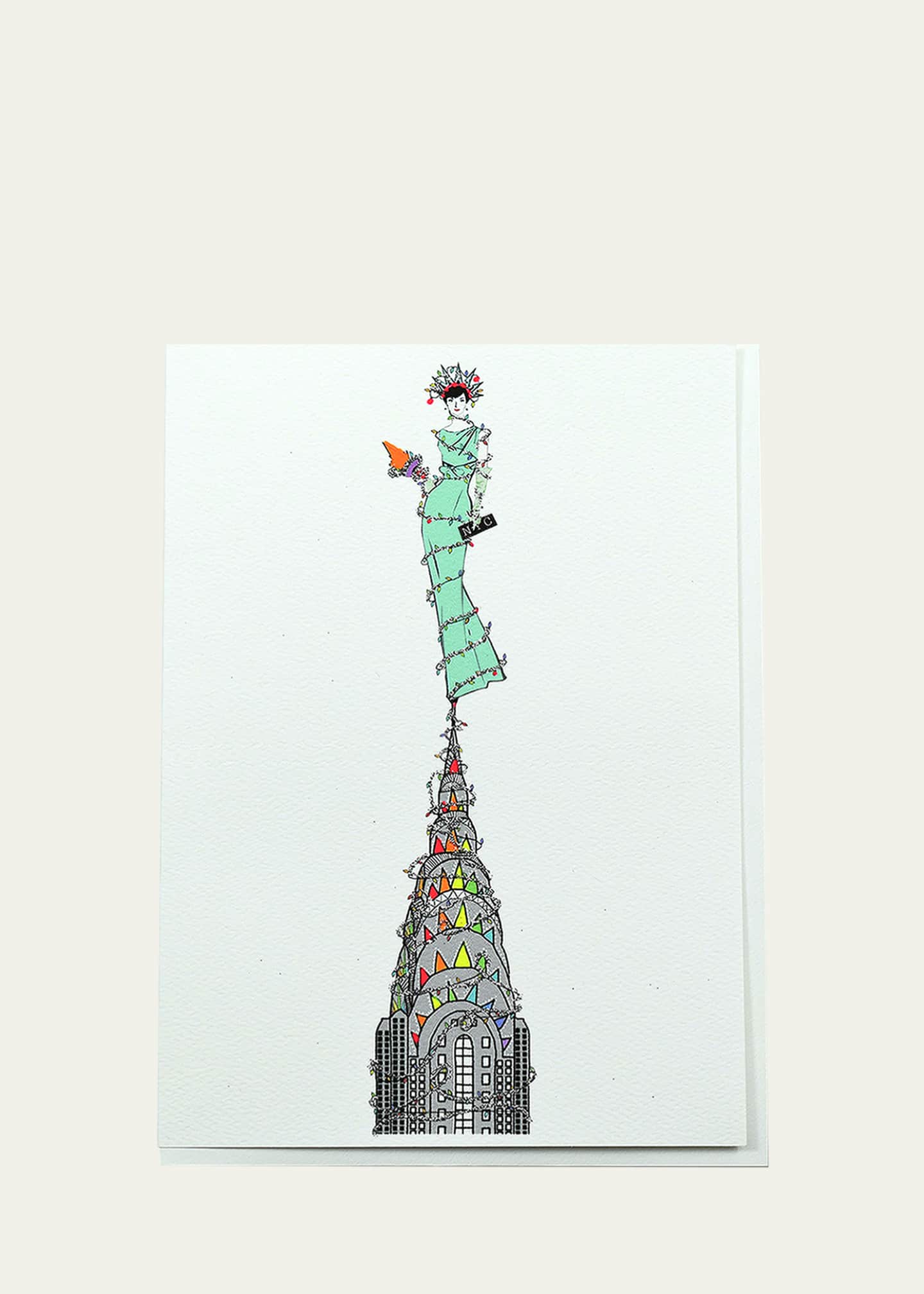 Verrier Lady Liberty Folded Card