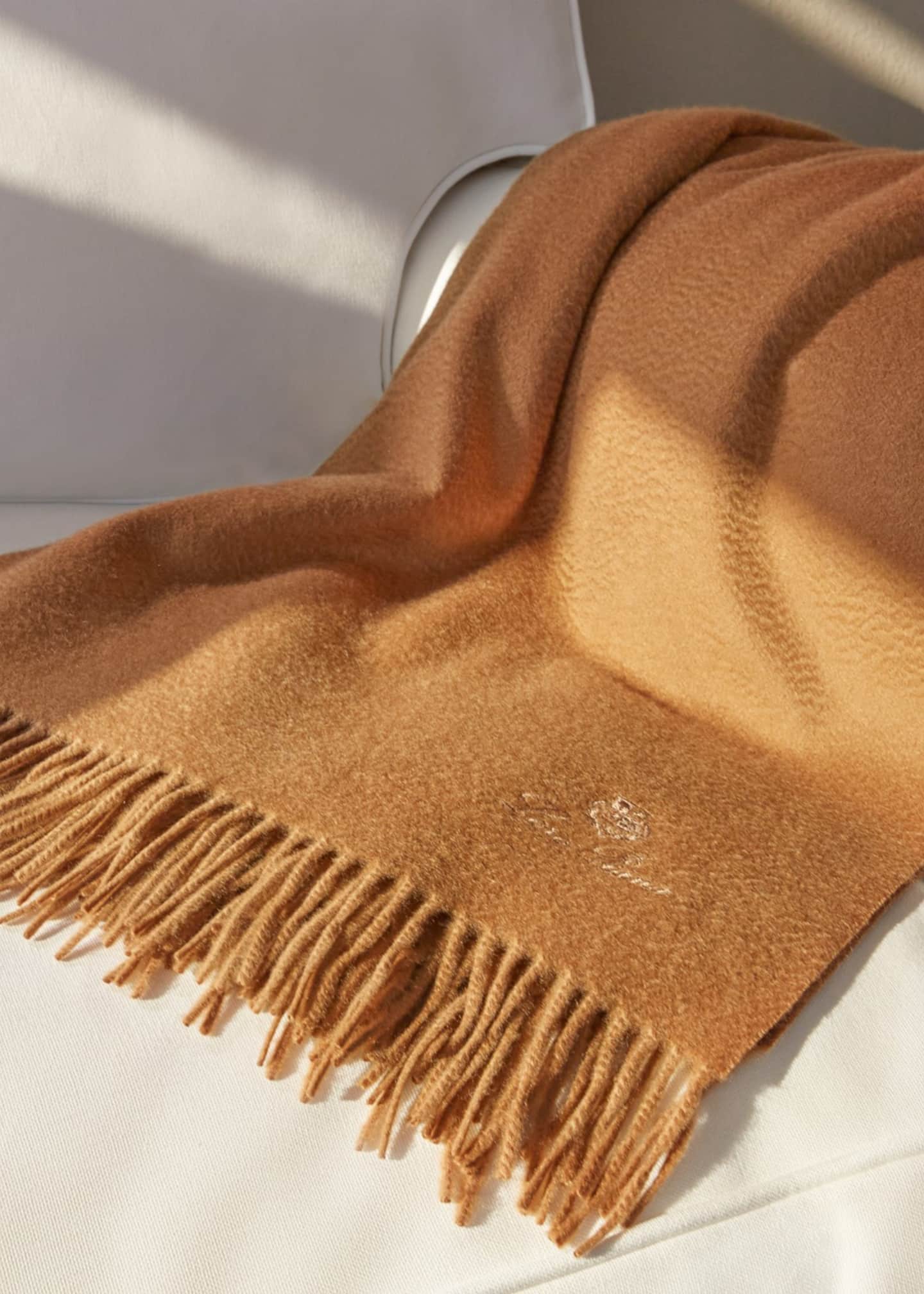 Loro Piana Plaid LP Unito Throw Blanket Bergdorf Goodman