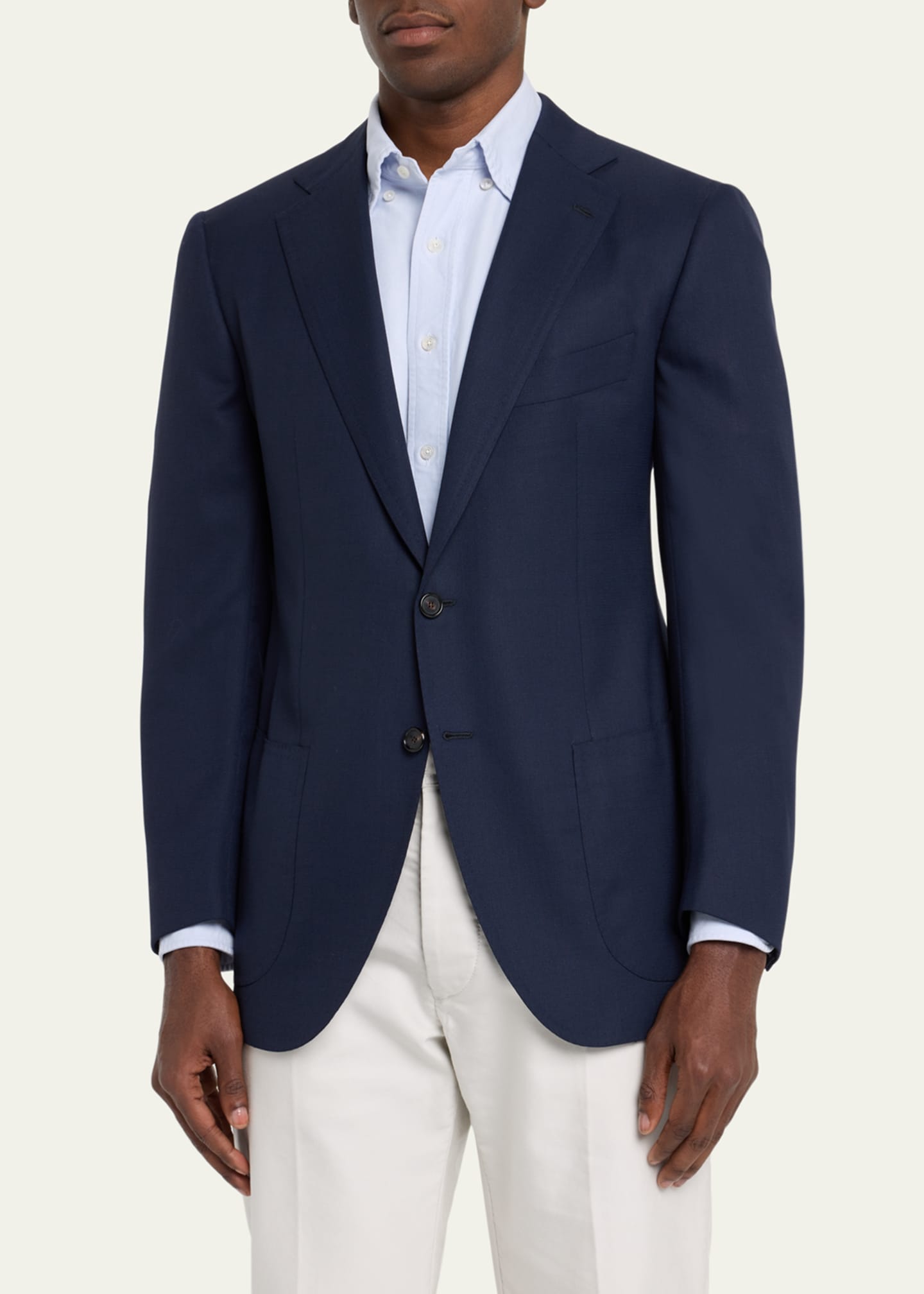 Cesare Attolini Men's Micro Hopsack Sport Coat Image 4 of 5