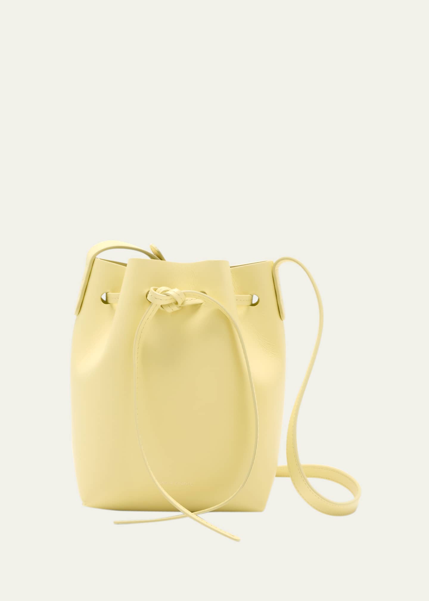 Mansur gavriel tan bucket bag cheap