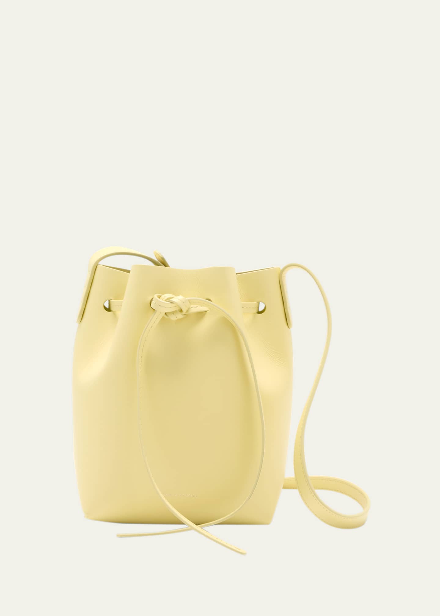 Mansur Gavriel Mini Leather Bucket Bag