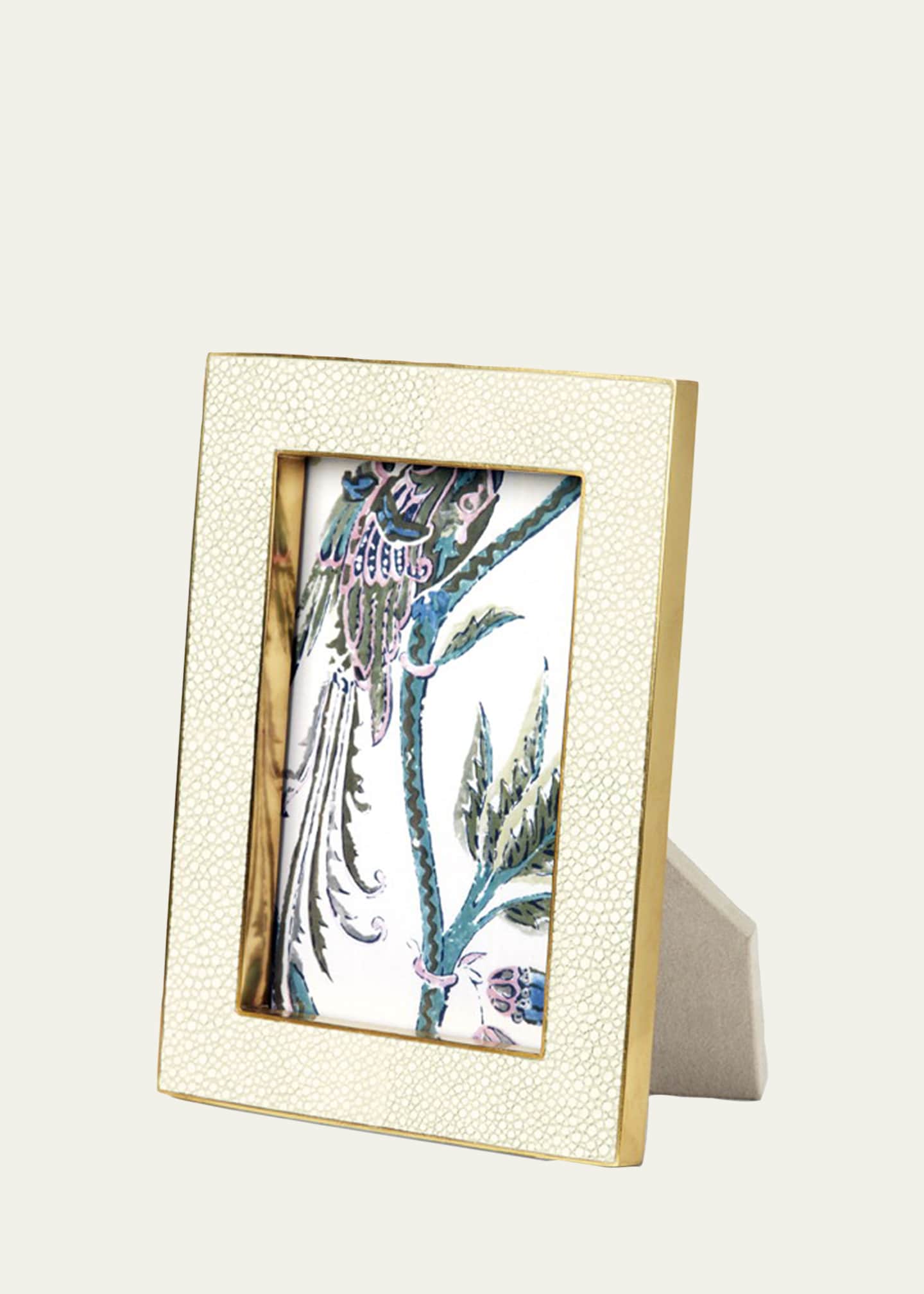 AERIN Classic Faux Shagreen 5" x 7" Picture Frame Image 1 of 2