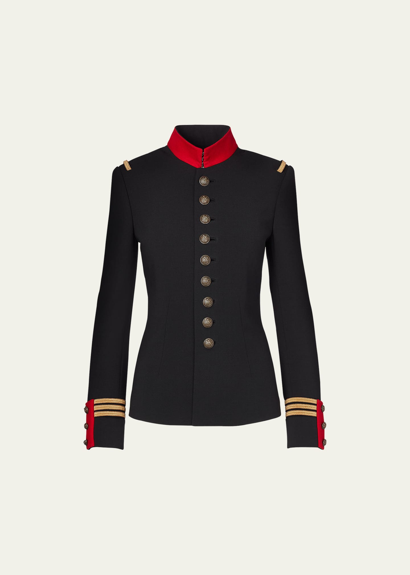 Ralph Lauren Collection The Officer's Jacket, Black - Bergdorf Goodman