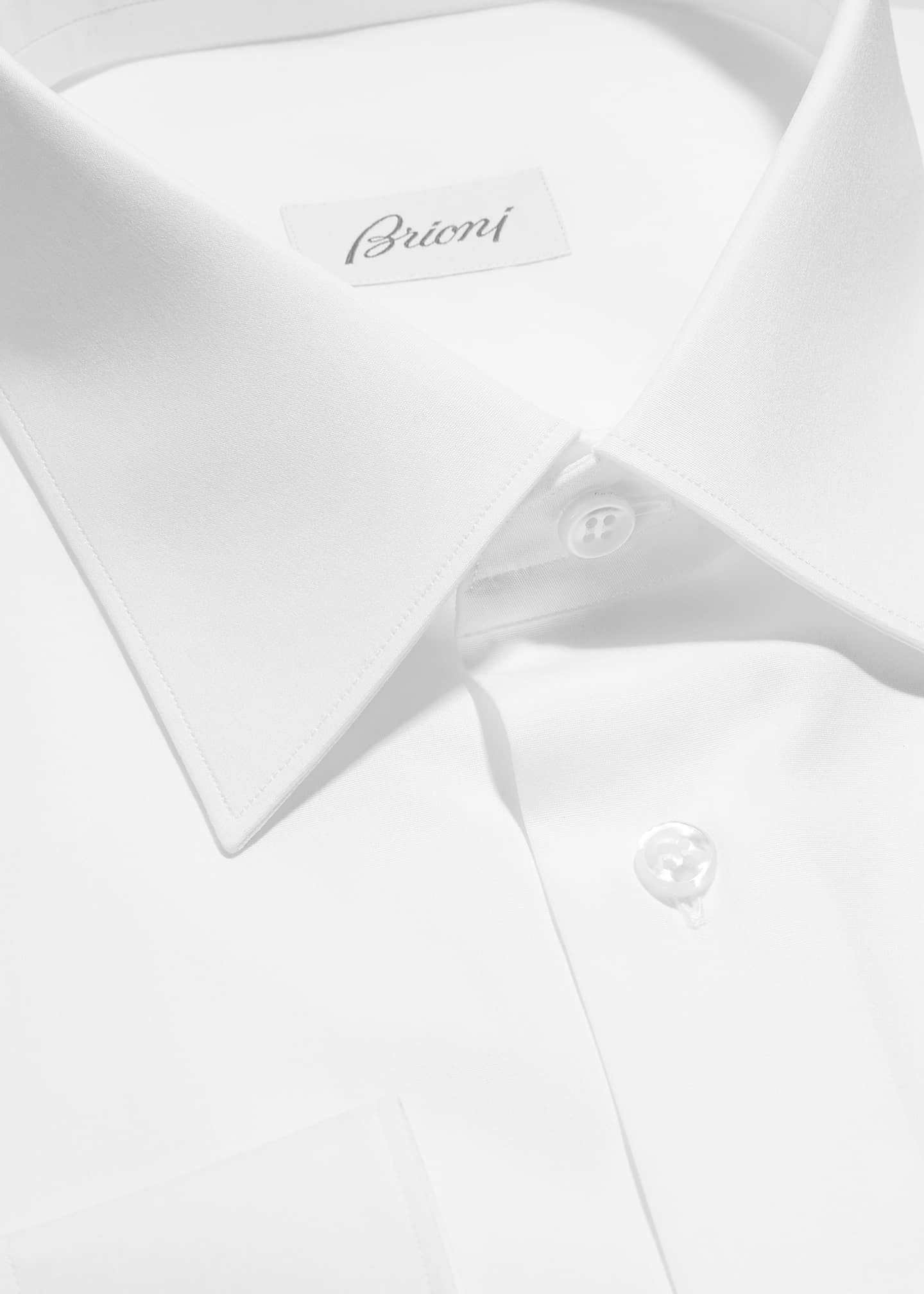 Brioni white dress shirt top