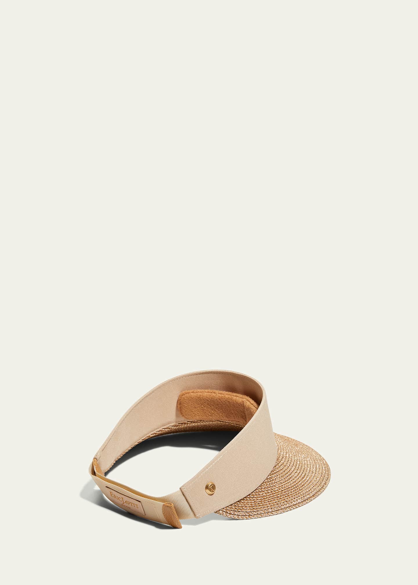 Eric Javits Champ Woven Visor Bergdorf Goodman