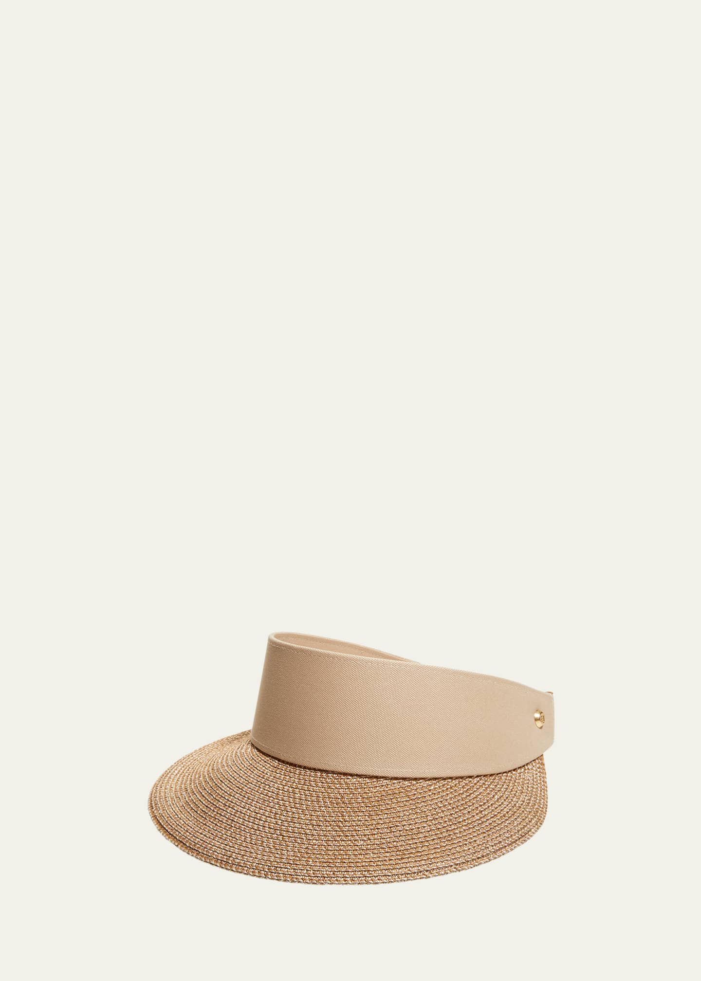 Eric Javits Champ Woven Visor Bergdorf Goodman