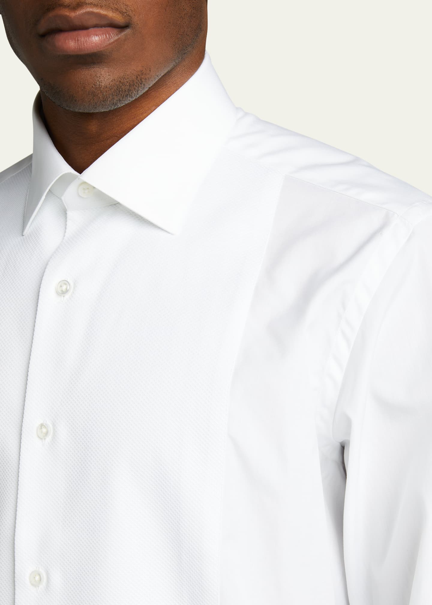 Tuxedo shirt pique best sale bib front