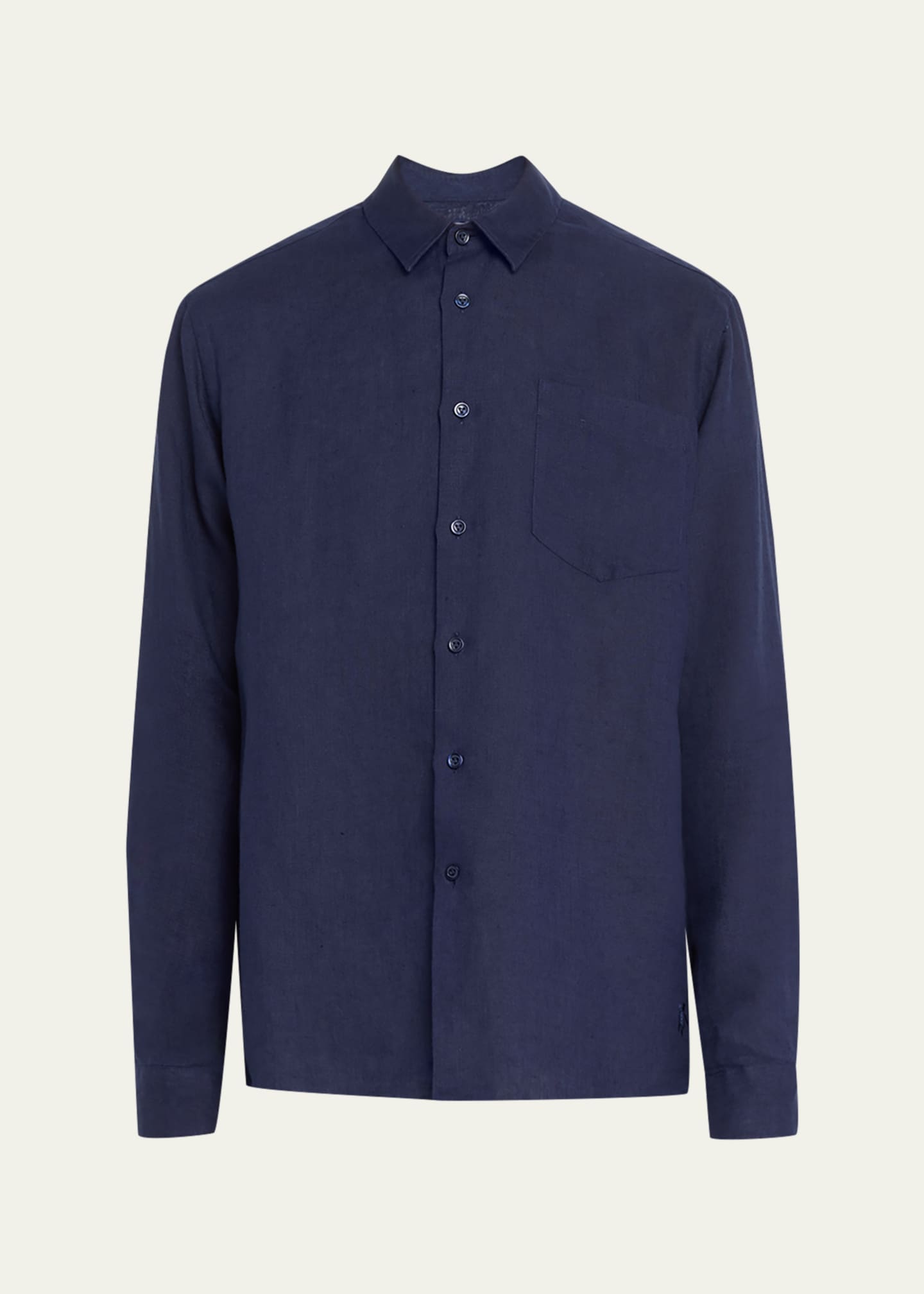 Vilebrequin Caroubis Linen Pocket Sport Shirt Image 1 of 5