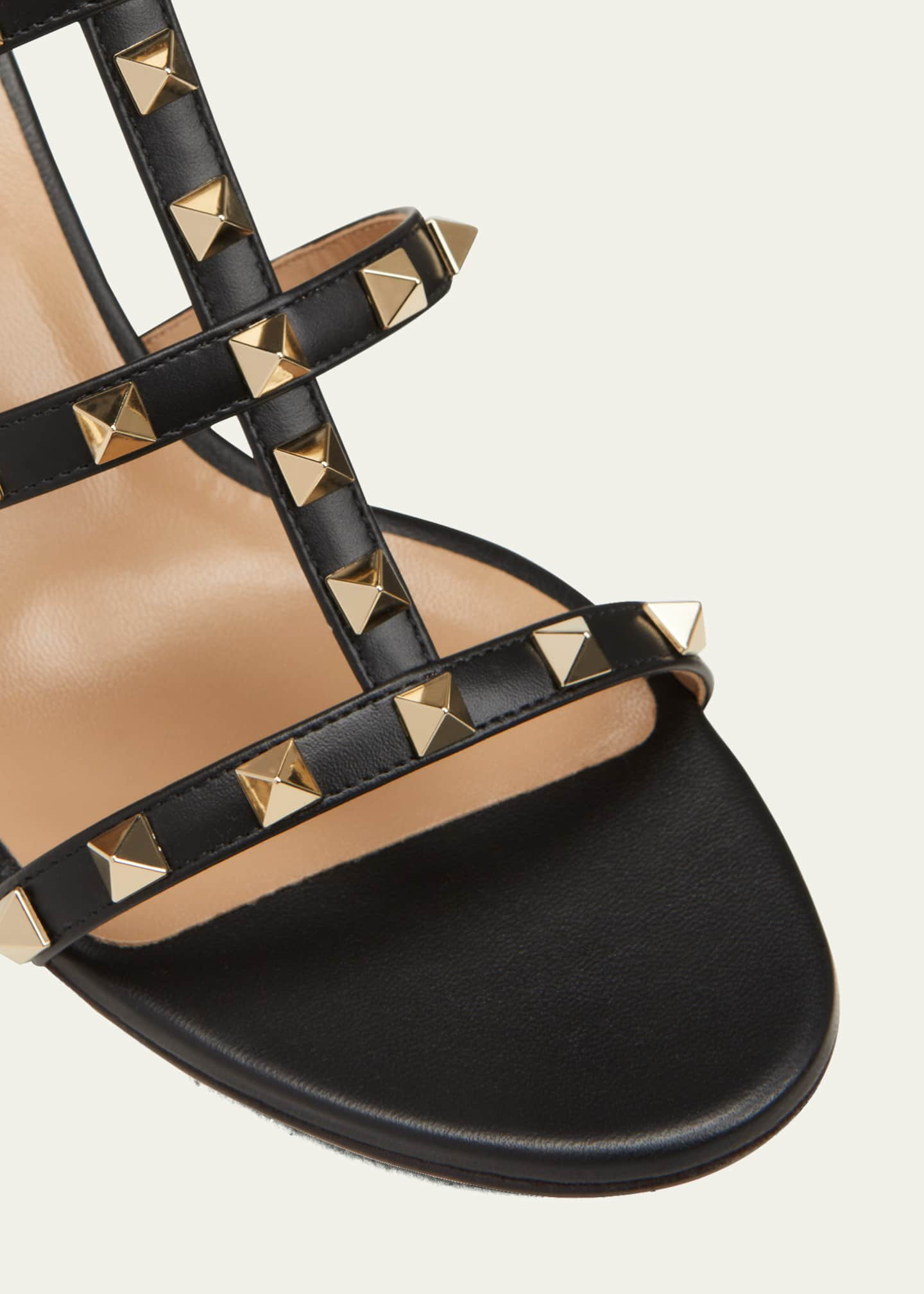 VALENTINO GARAVANI Rockstud leather sandals in 2023