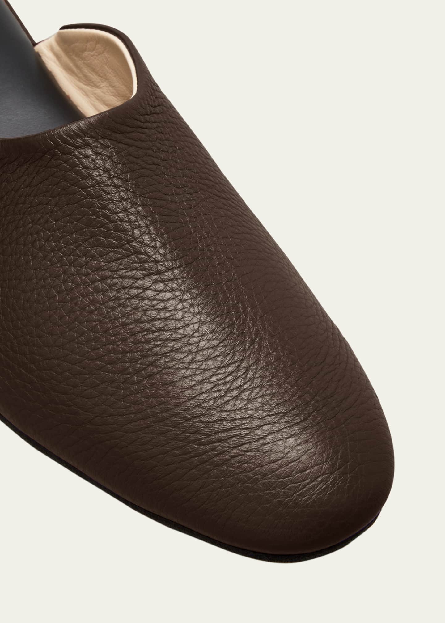 Charvet Men s Deerskin Slippers Bergdorf Goodman