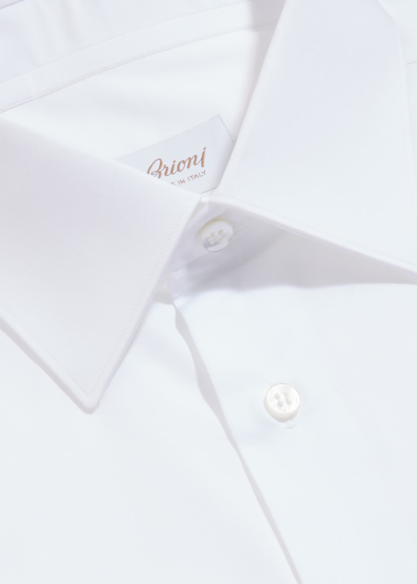 Brioni Wardrobe Essential French-Cuff Dress Shirt Image 3 of 3