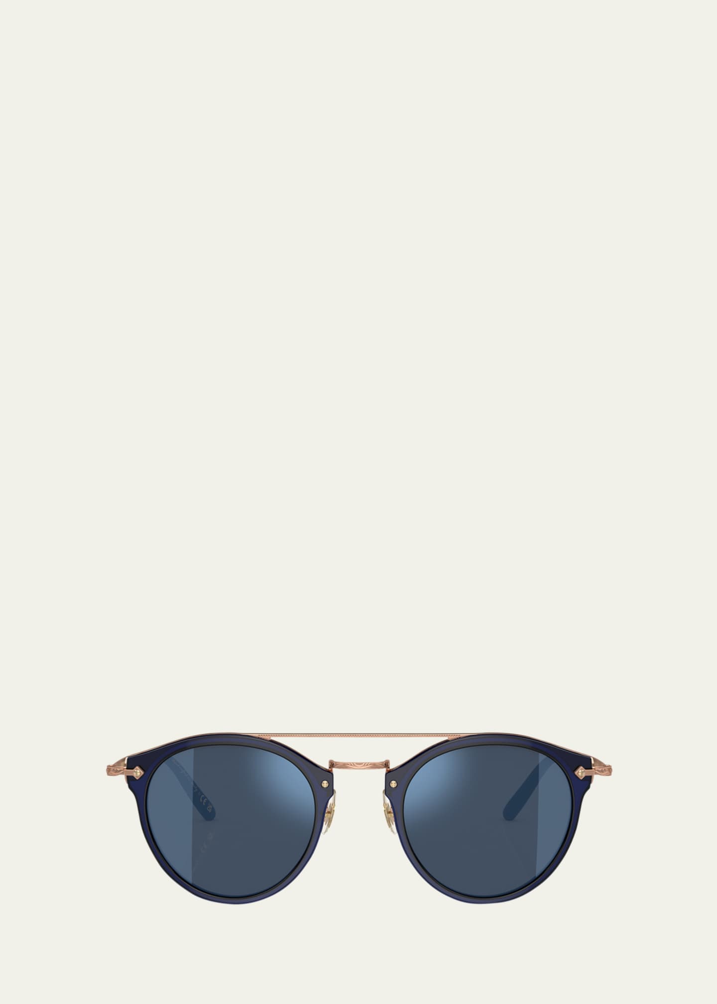 Mirrored sunglasses with brow bar store