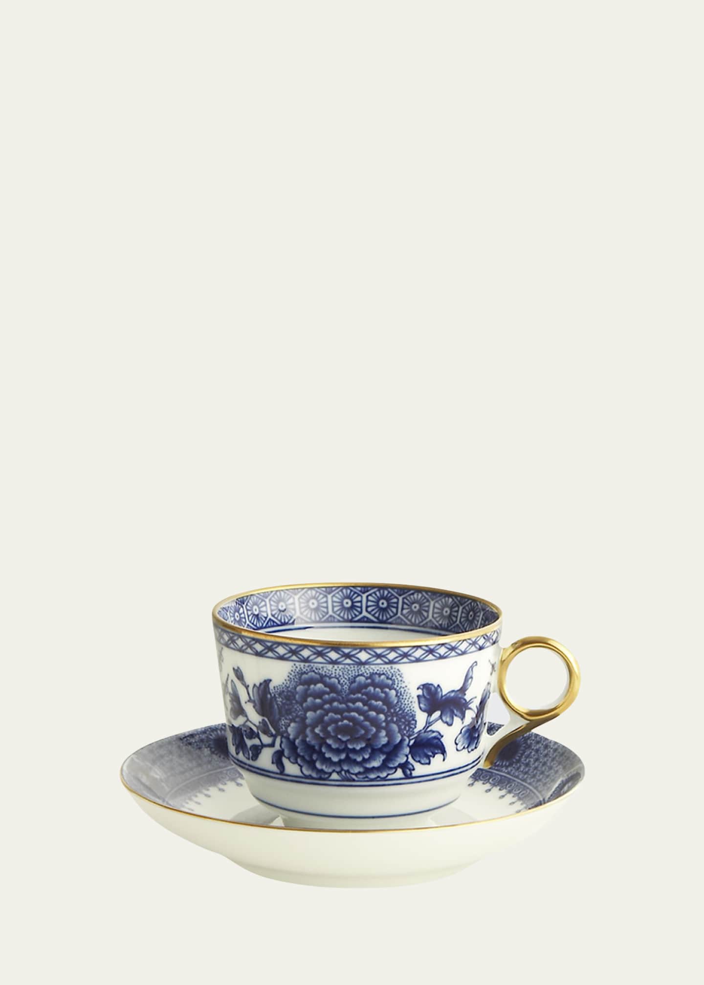 Mottahedeh Imperial Blue Cup & Saucer Set Bergdorf Goodman