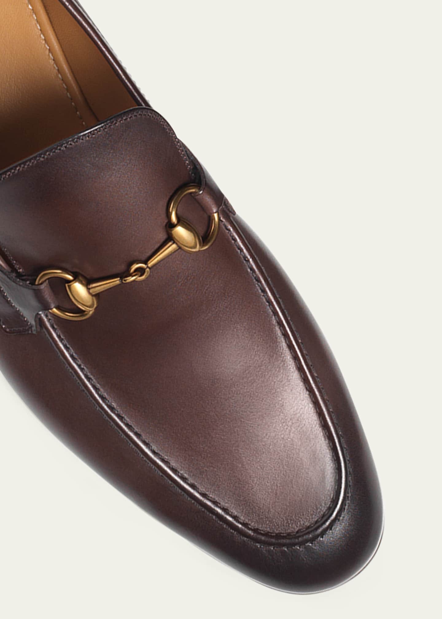Gucci Men's Jordaan Leather Loafers Image 5 of 5
