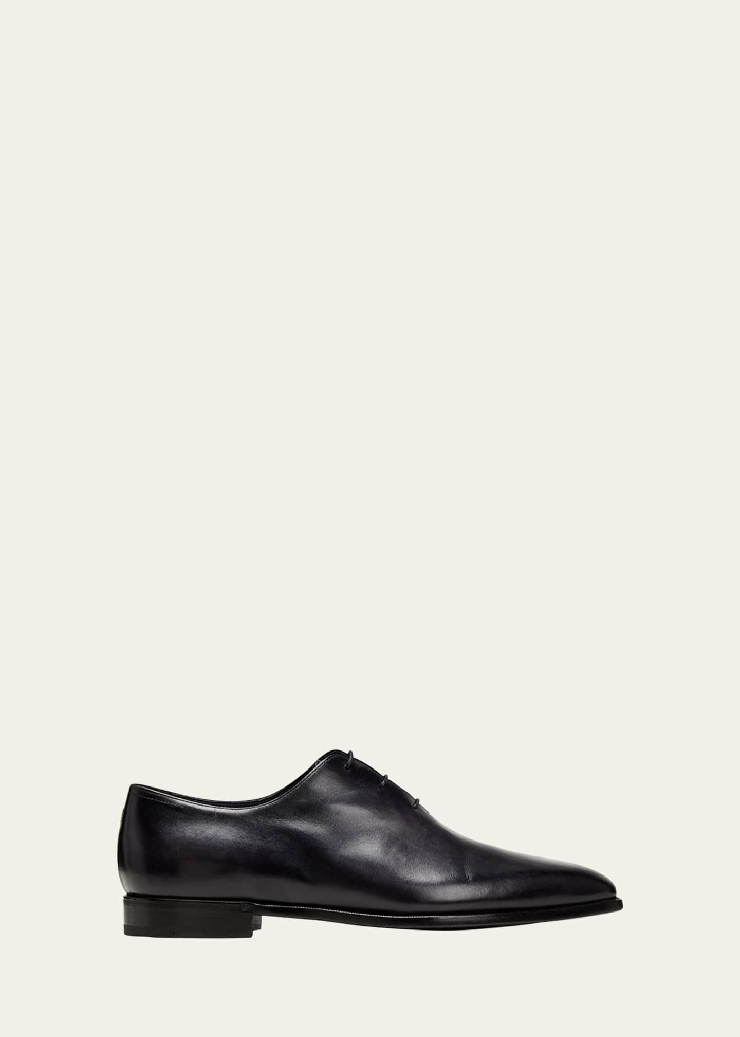 Berluti Men's Alessandro Demesure Leather Oxfords - Bergdorf Goodman
