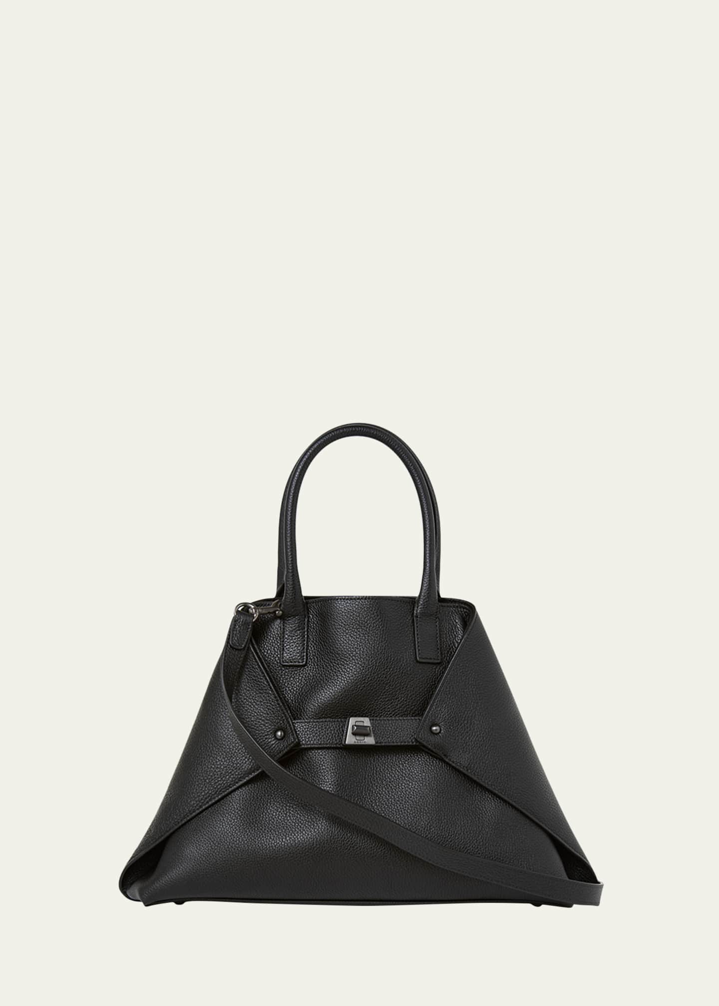 Akris Ai Small Leather Top-Handle Bag Image 1 of 4