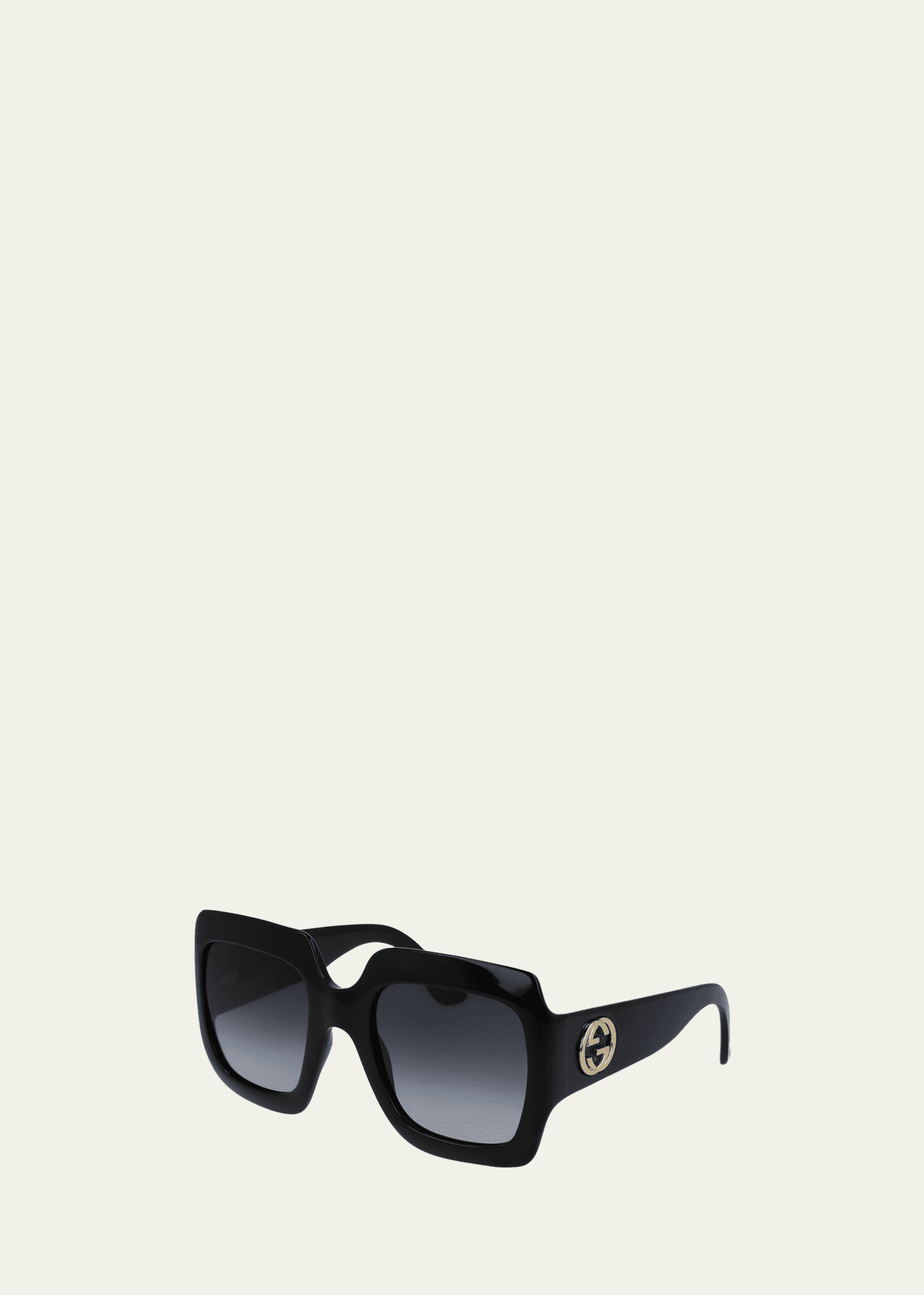 Saint Laurent Oversized Square Monochromatic Sunglasses - Bergdorf Goodman