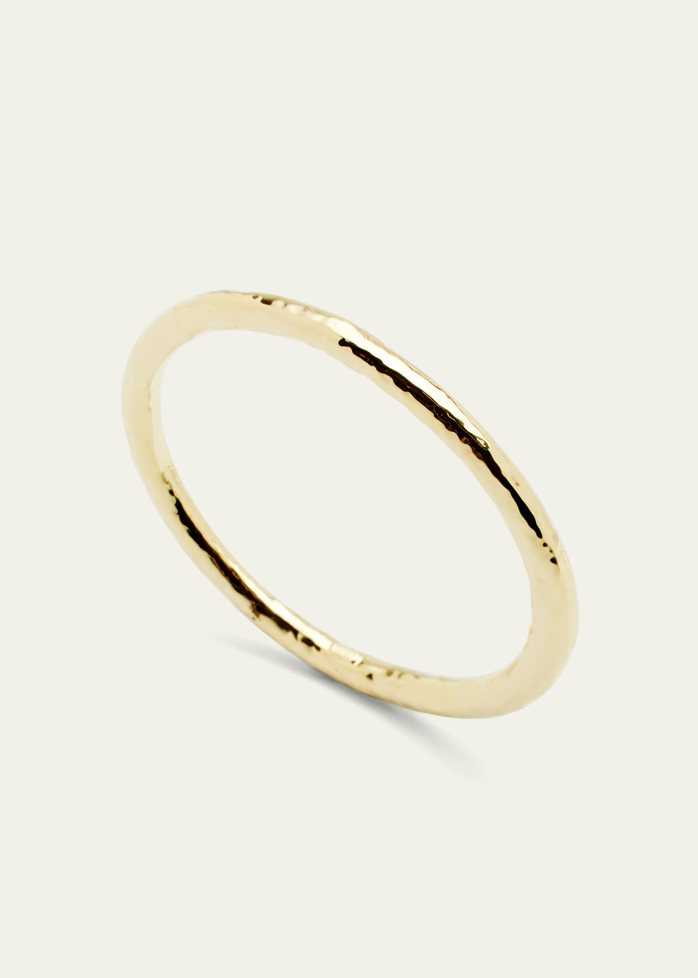 Ippolita Large Hammered Bangle in 18K Gold Image 4 of 4