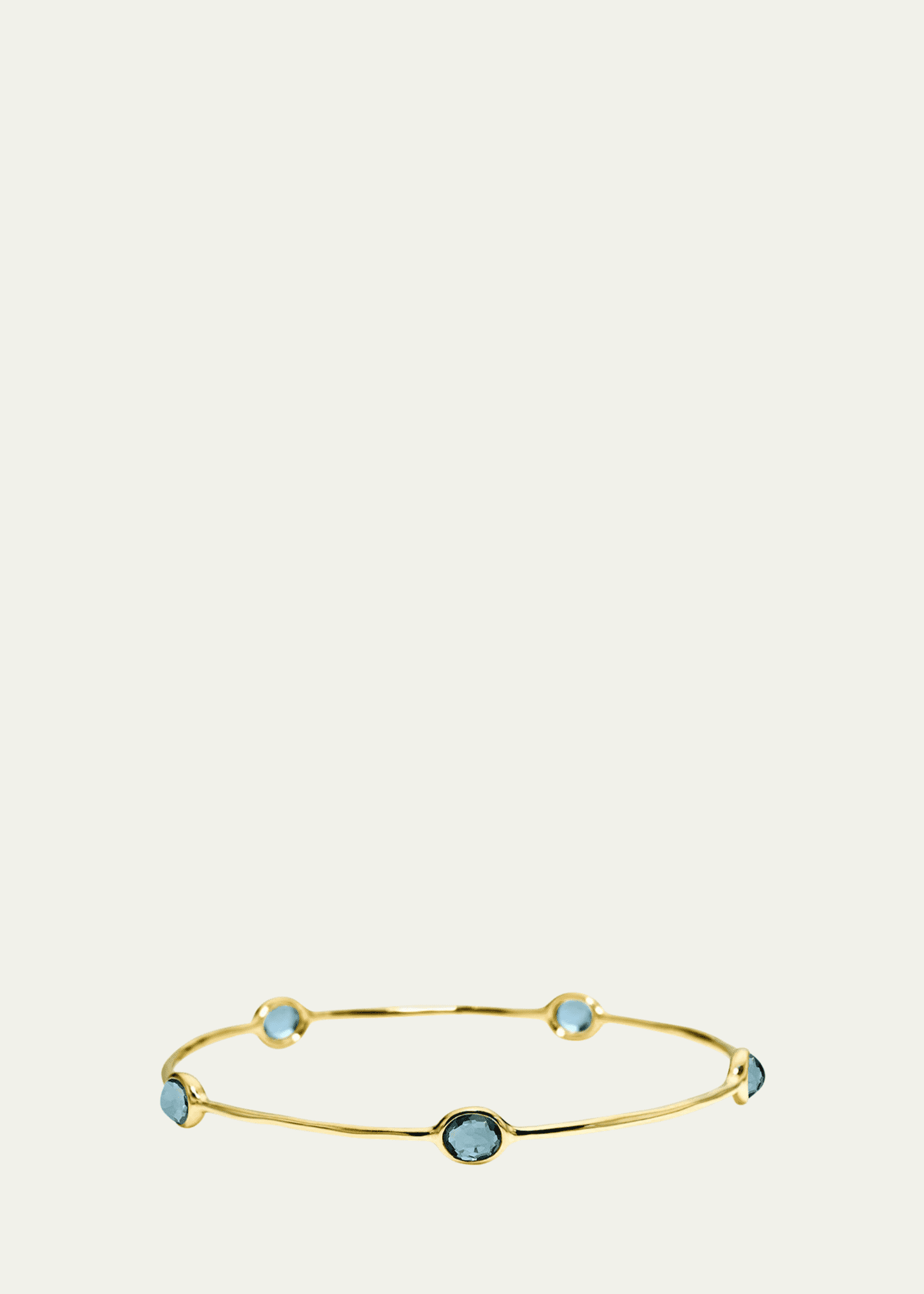 Ippolita 5-Stone Bangle in 18K Gold