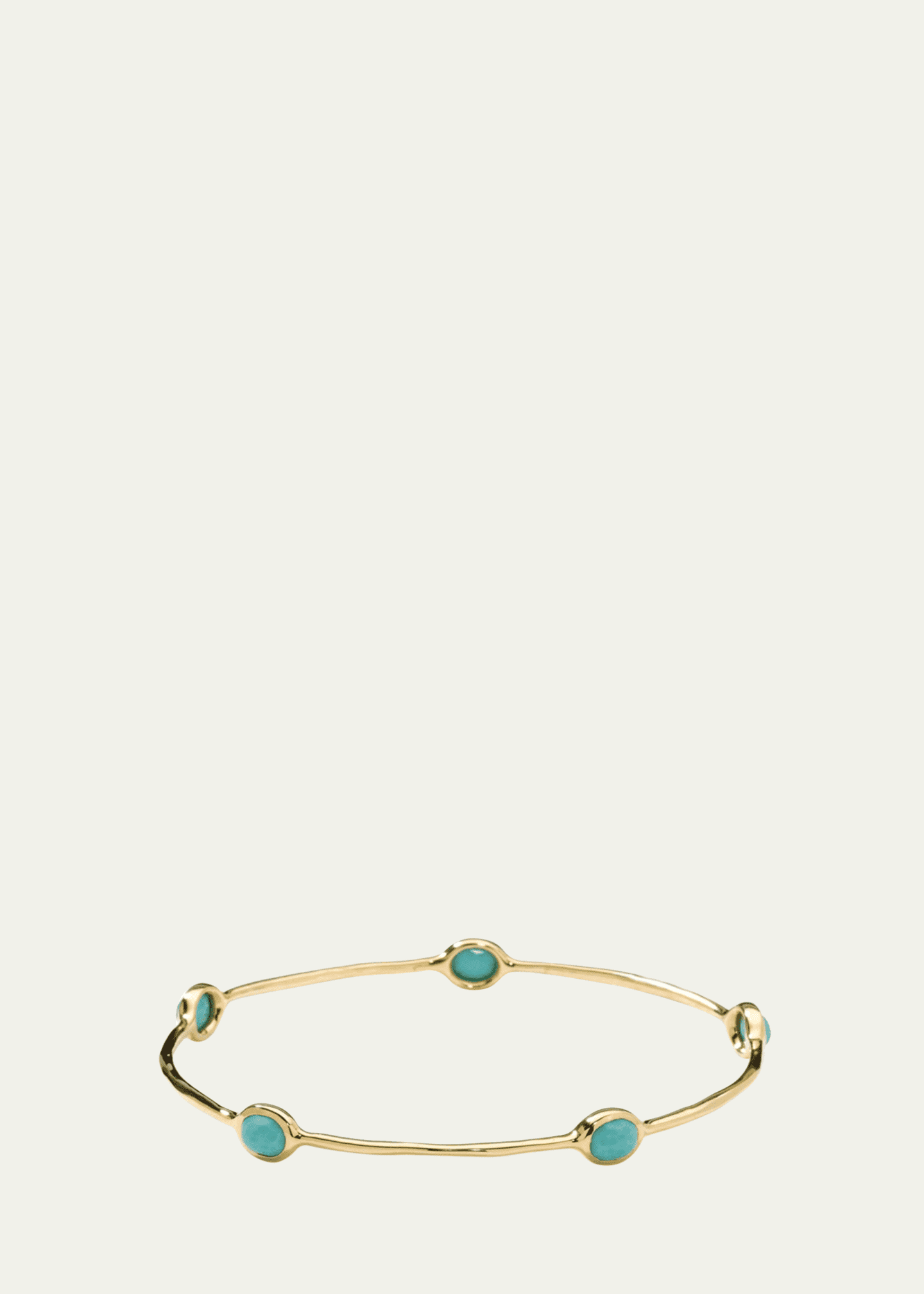 Ippolita 5-Stone Bangle in 18K Gold