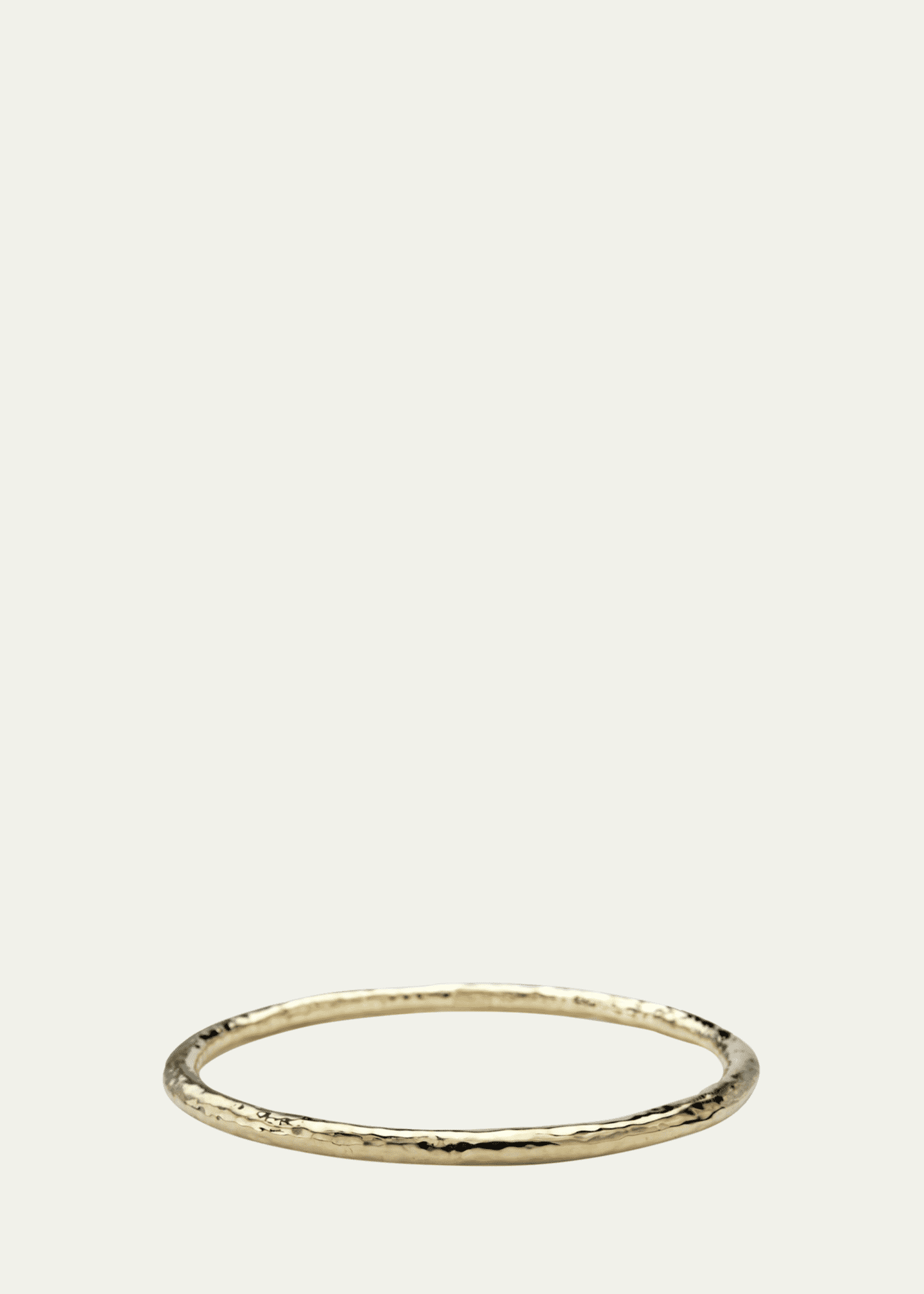 Ippolita Medium Hammered Bangle in 18K Gold