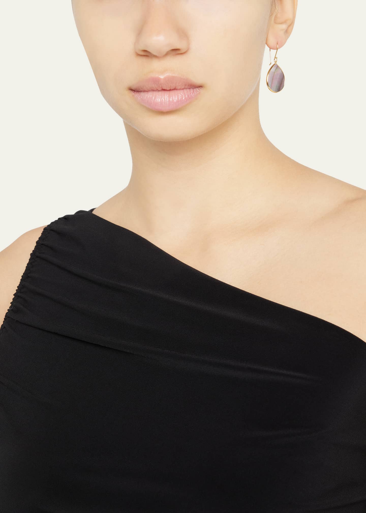 Ippolita Small Stone Teardrop Earrings in 18K Gold Image 2 of 4