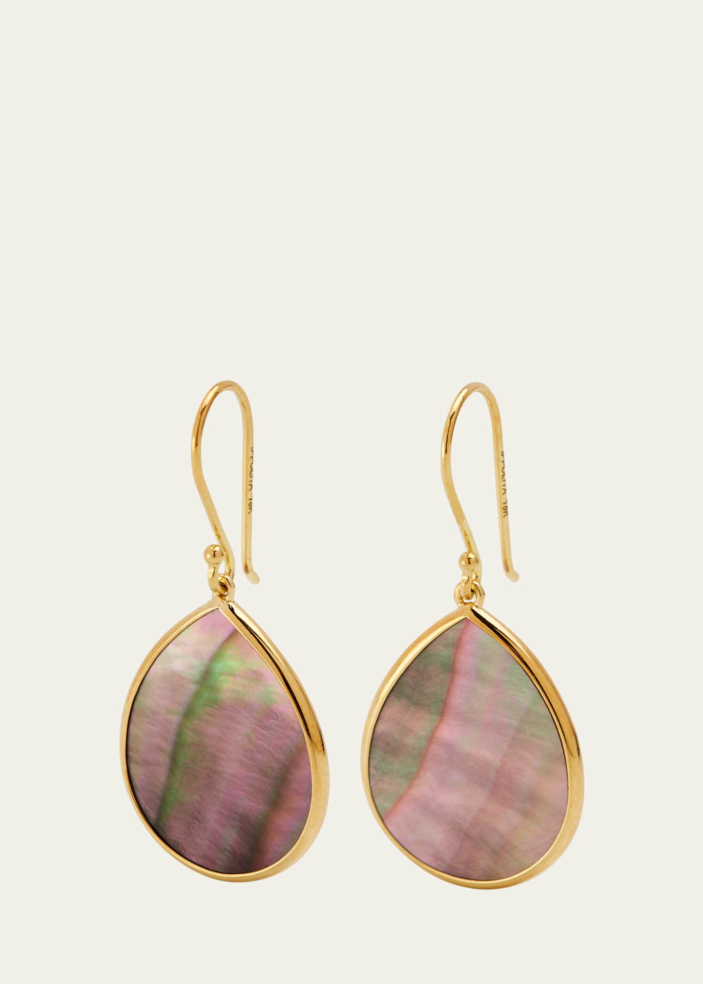 Ippolita Small Stone Teardrop Earrings in 18K Gold Image 1 of 4