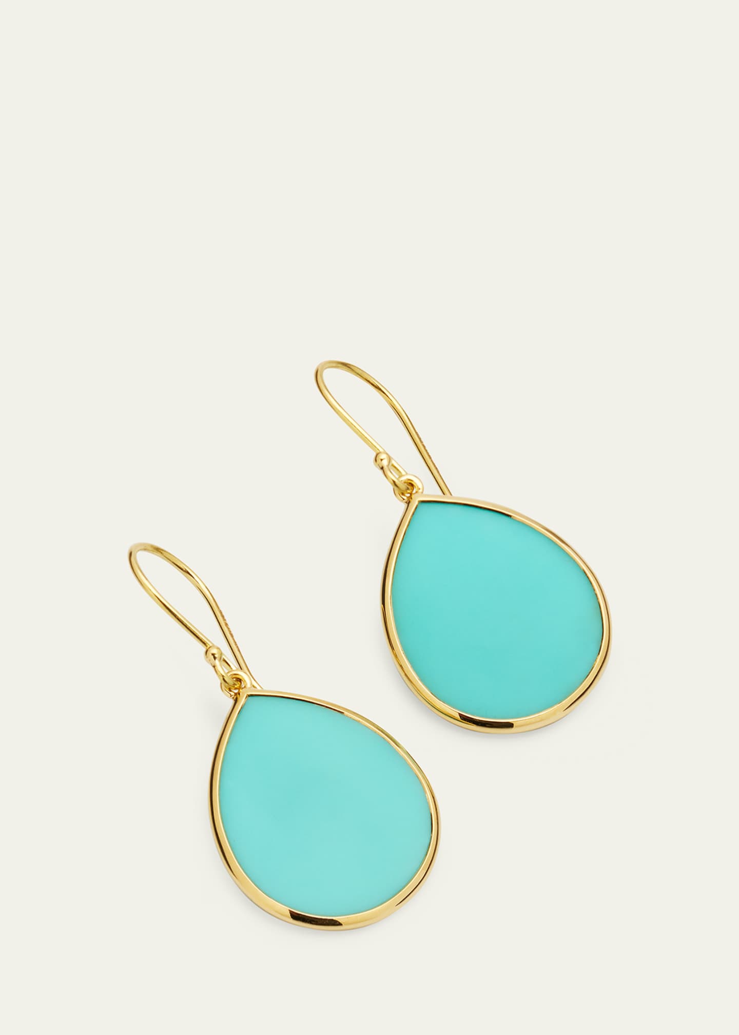 Ippolita Small Stone Teardrop Earrings in 18K Gold Image 3 of 4