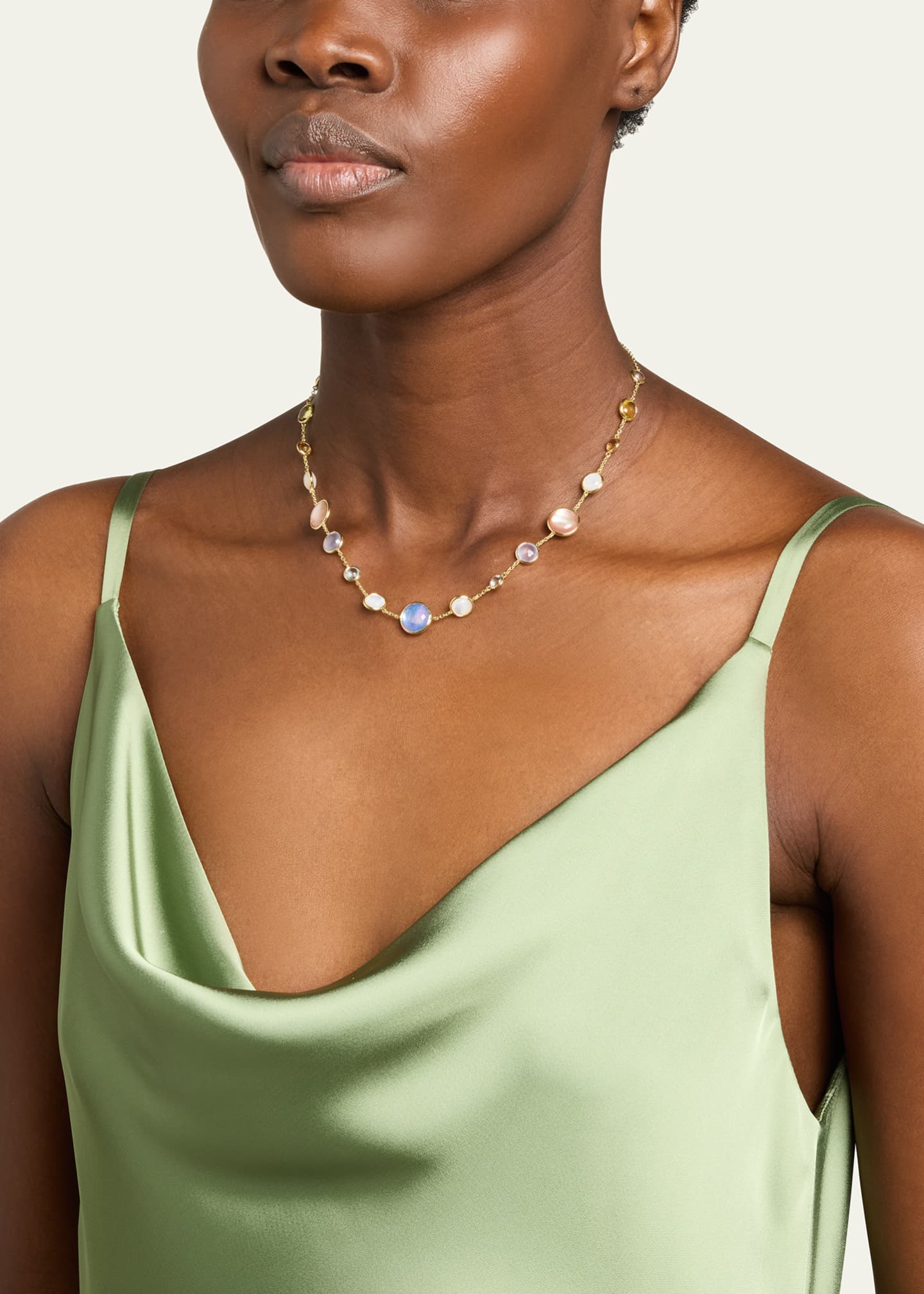 Ippolita Lollitini Short Necklace in 18K Gold Image 2 of 4