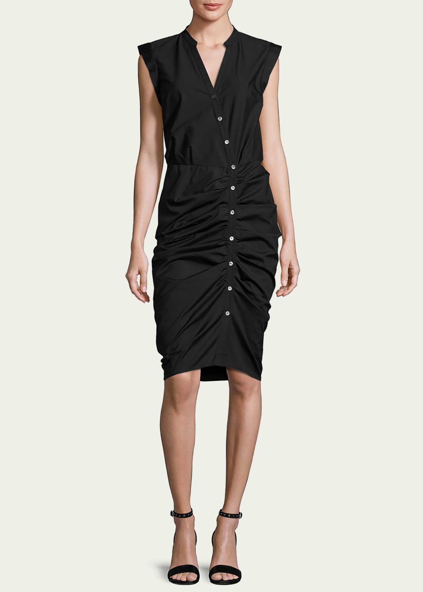 Veronica beard long ruched dress on sale
