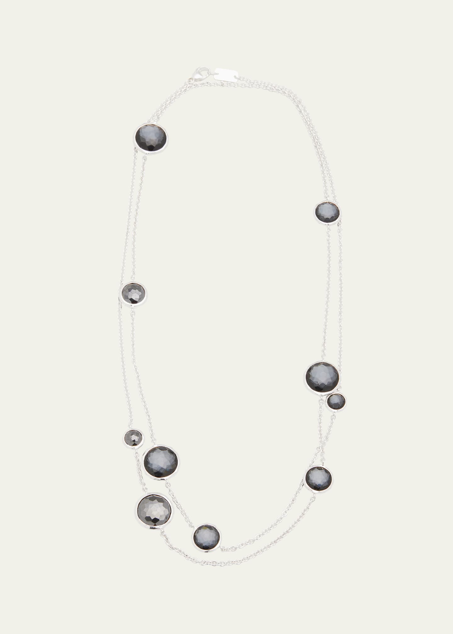 Ippolita Mixed Multi Stone Station Necklace in Sterling Silver Image 1 of 3
