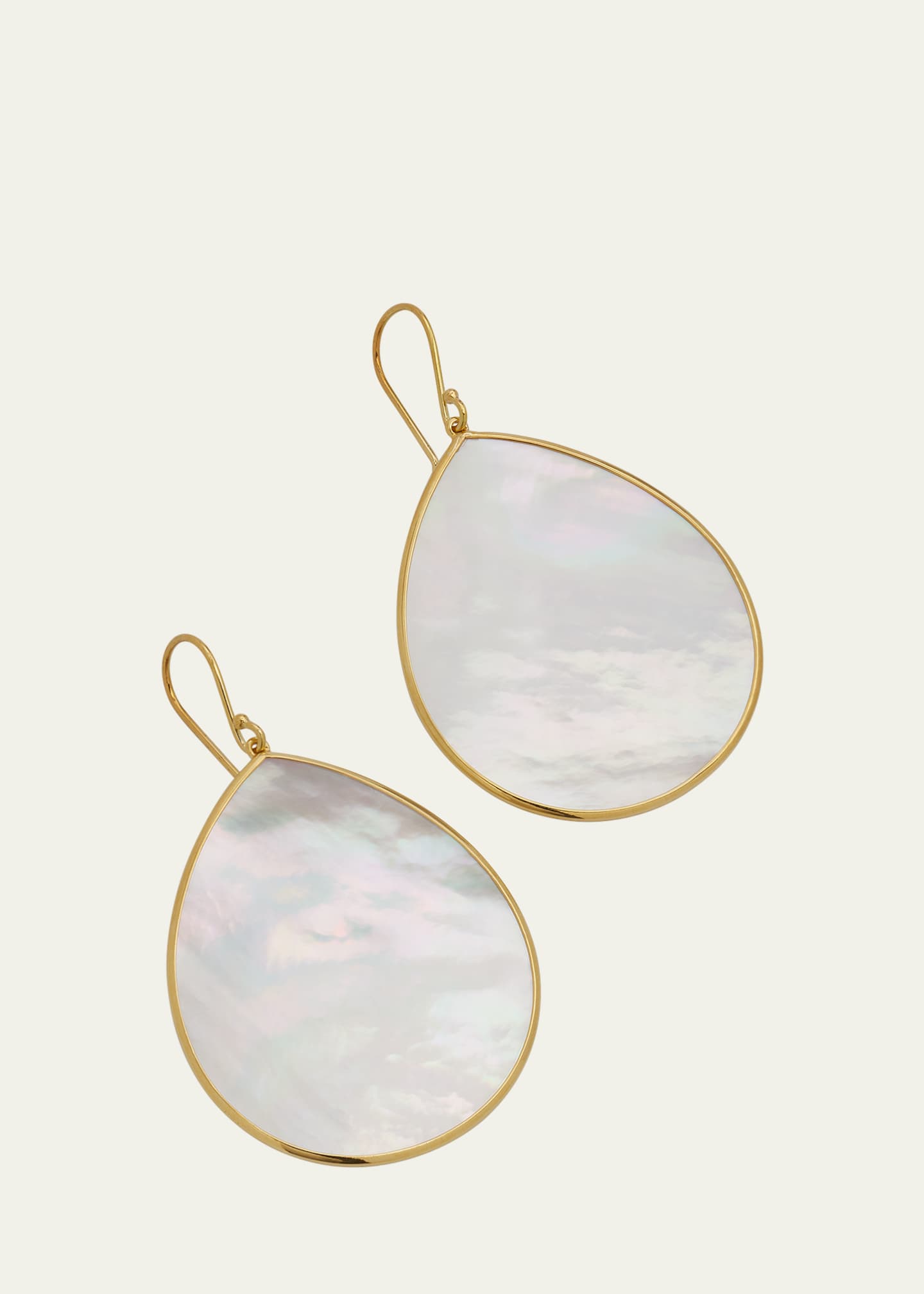 Ippolita Jumbo Stone Teardrop Earrings in 18K Gold Image 3 of 4