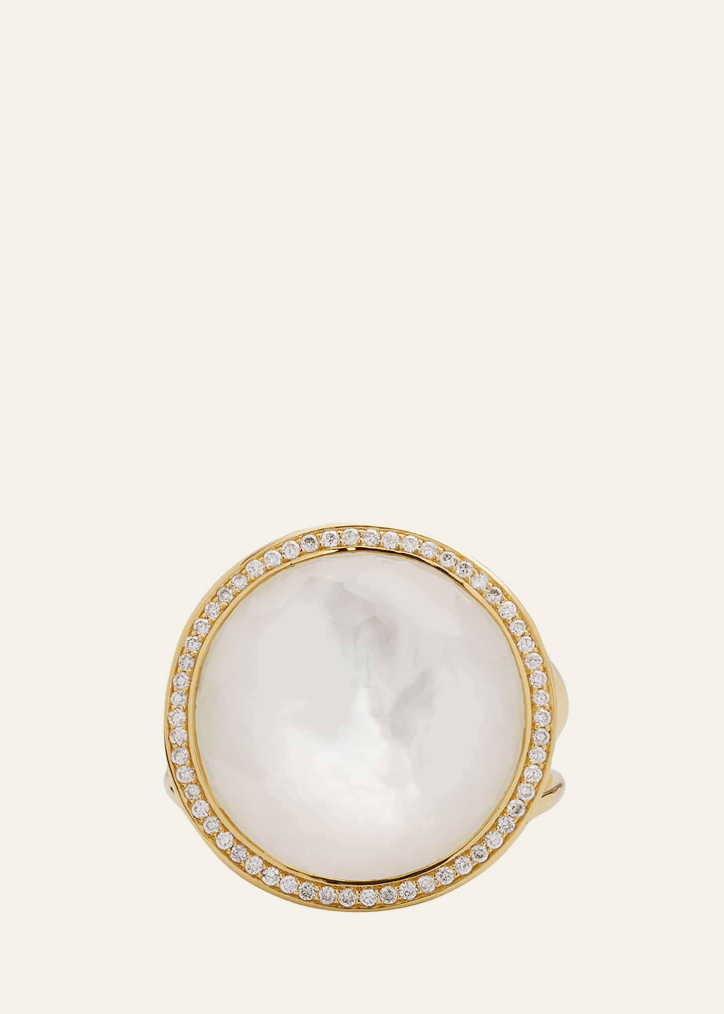 Ippolita Medium Ring in 18K Gold with Diamonds Bergdorf Goodman