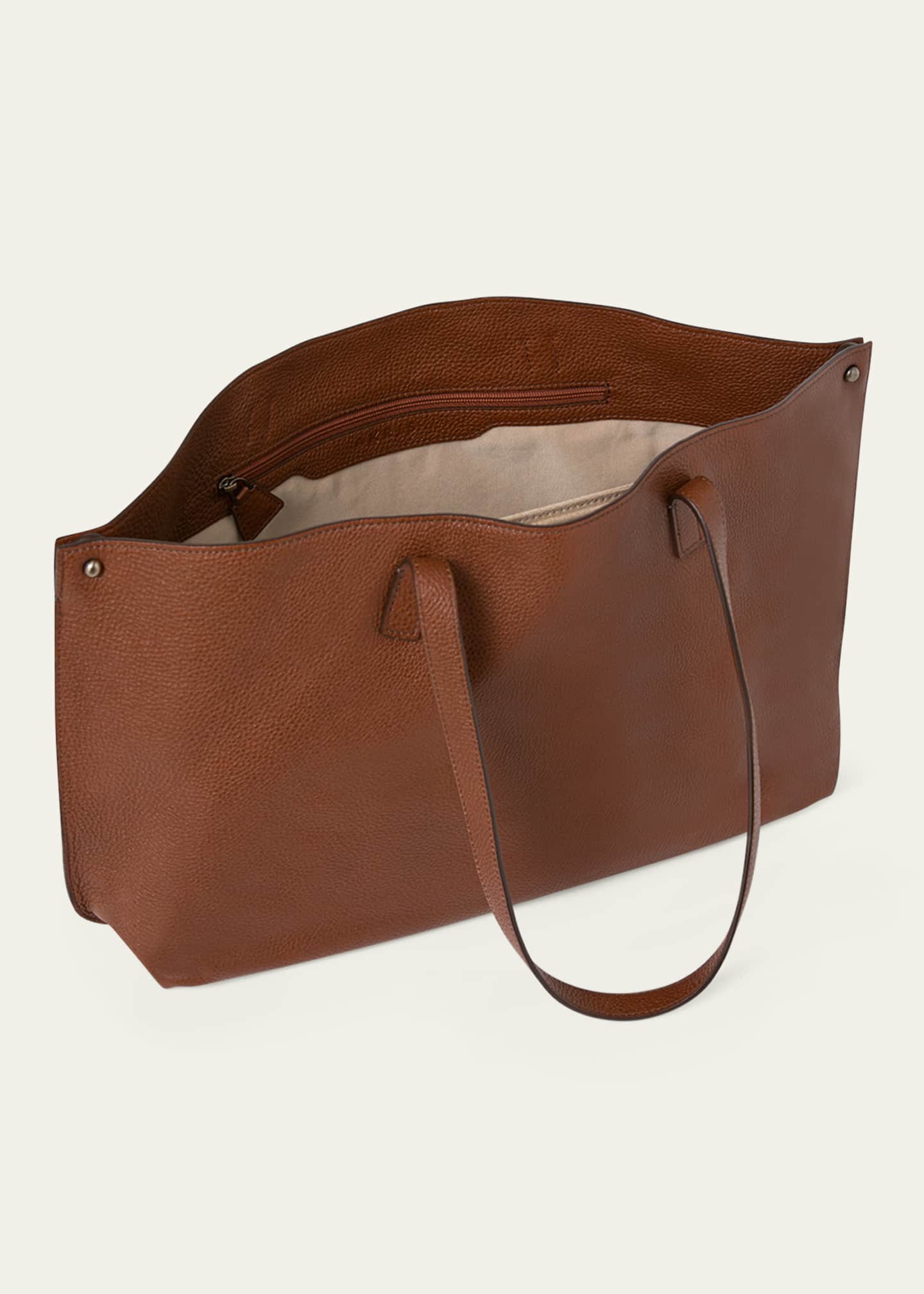 Akris Ai Small Leather Shoulder Tote Bag Image 3 of 3