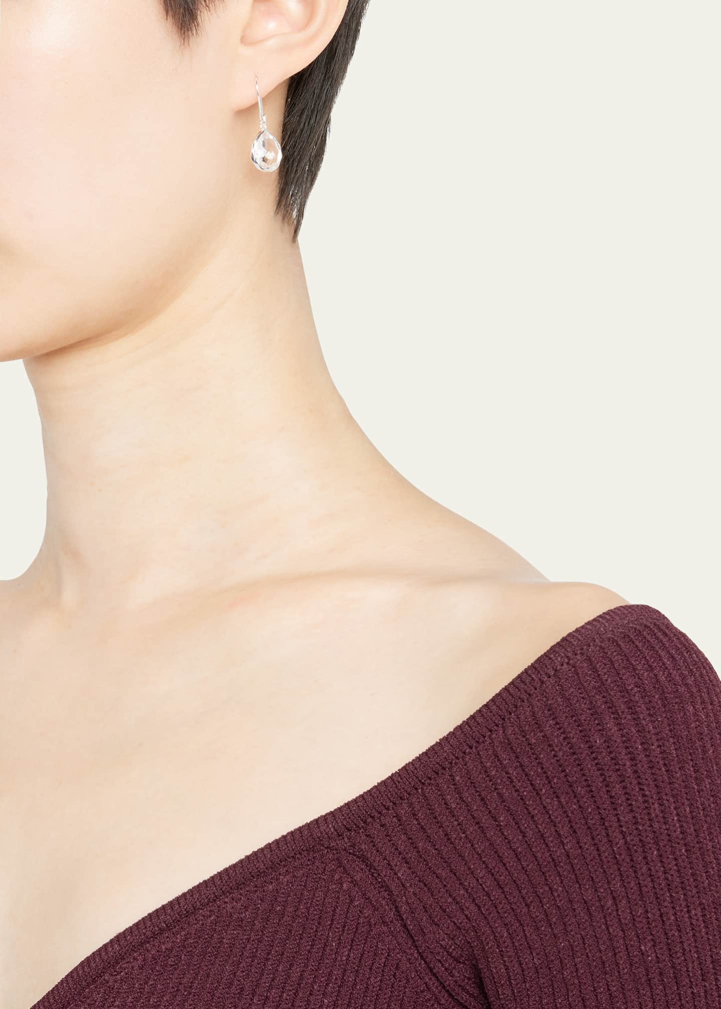 Ippolita Mini Teardrop Earrings in Sterling Silver Image 2 of 4