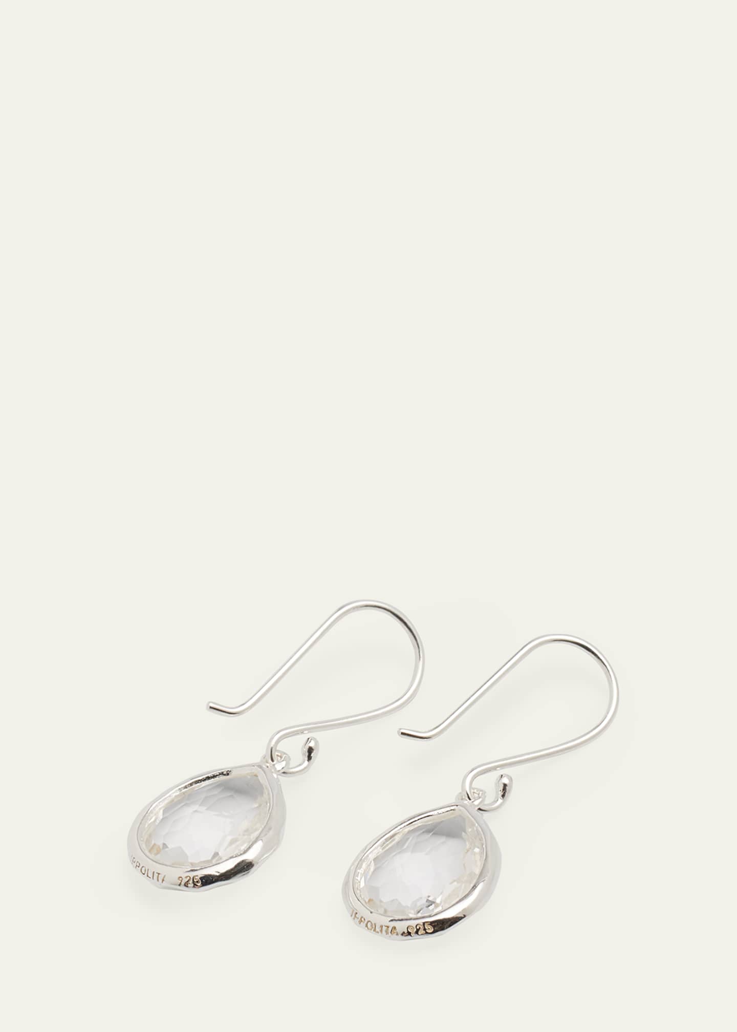 Ippolita Mini Teardrop Earrings in Sterling Silver Image 4 of 4